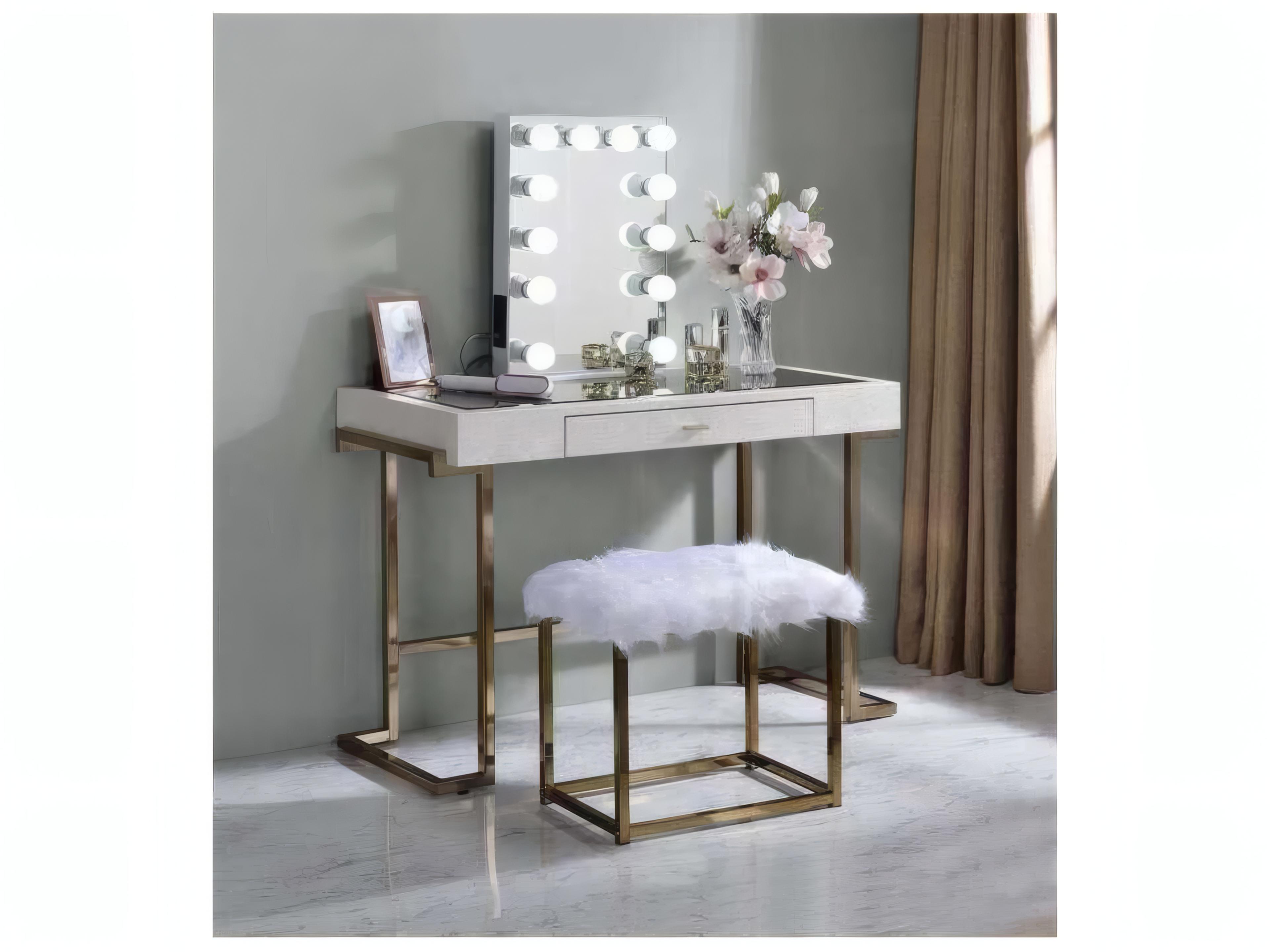 Acme Furniture White Dresser Mirror