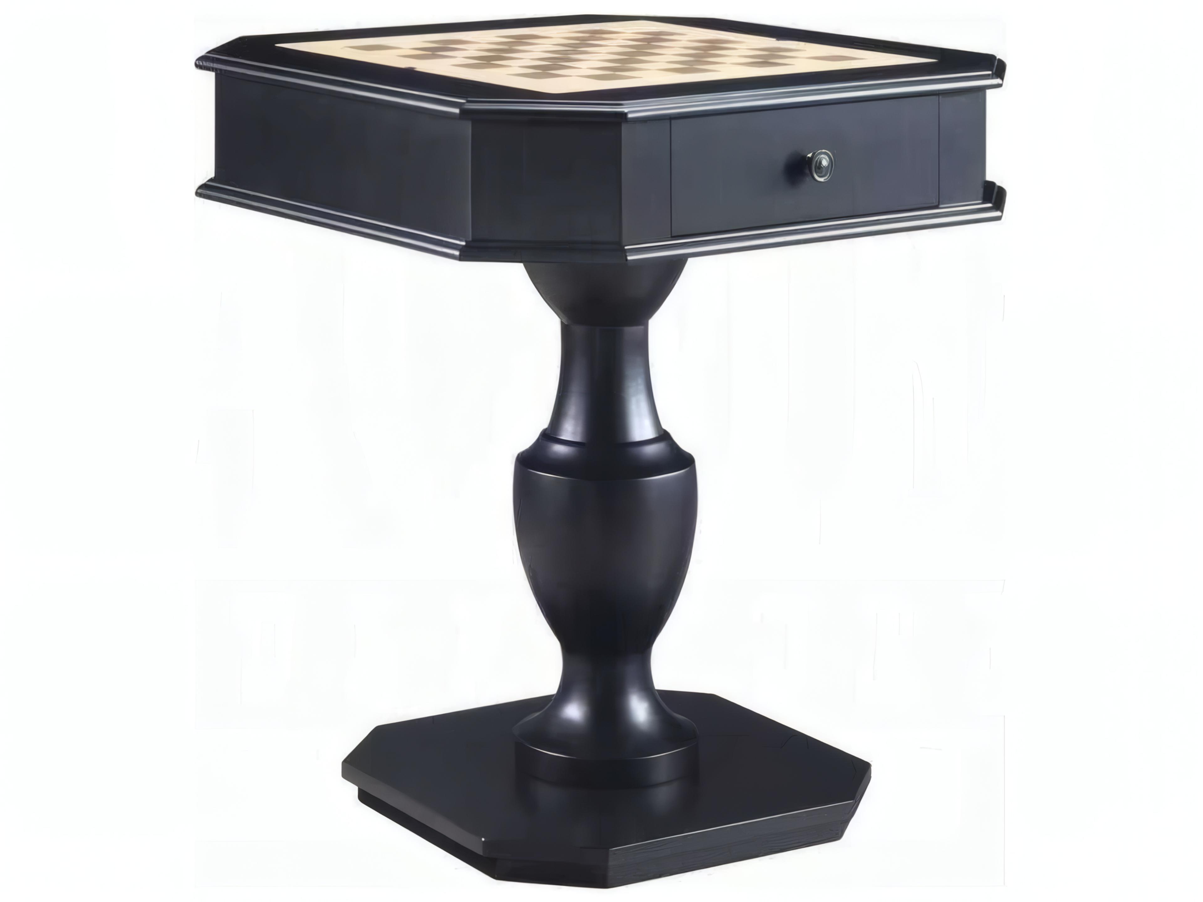 Galini Black Game Table