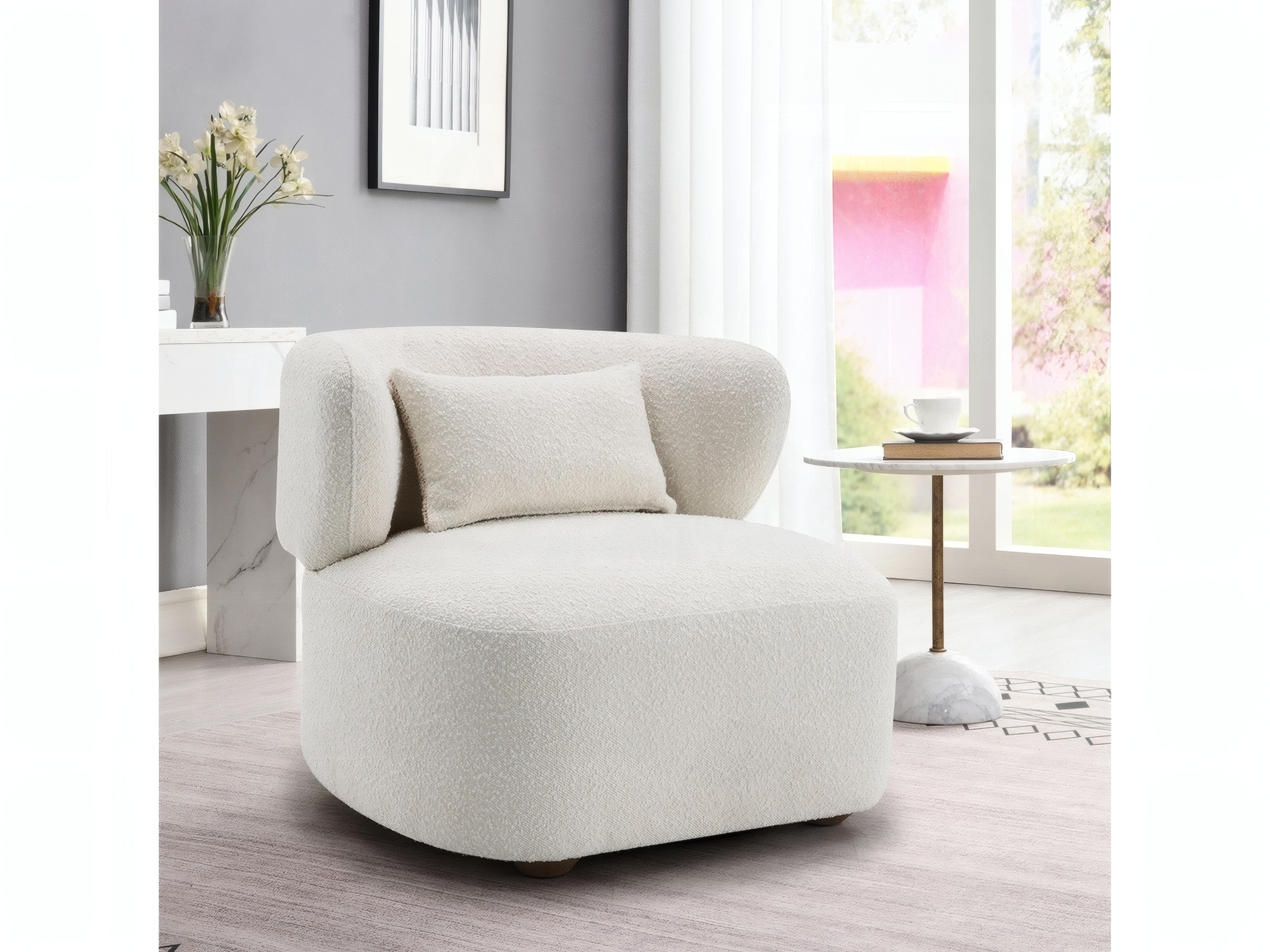 Acme Furniture Darius Beige Accent Chair