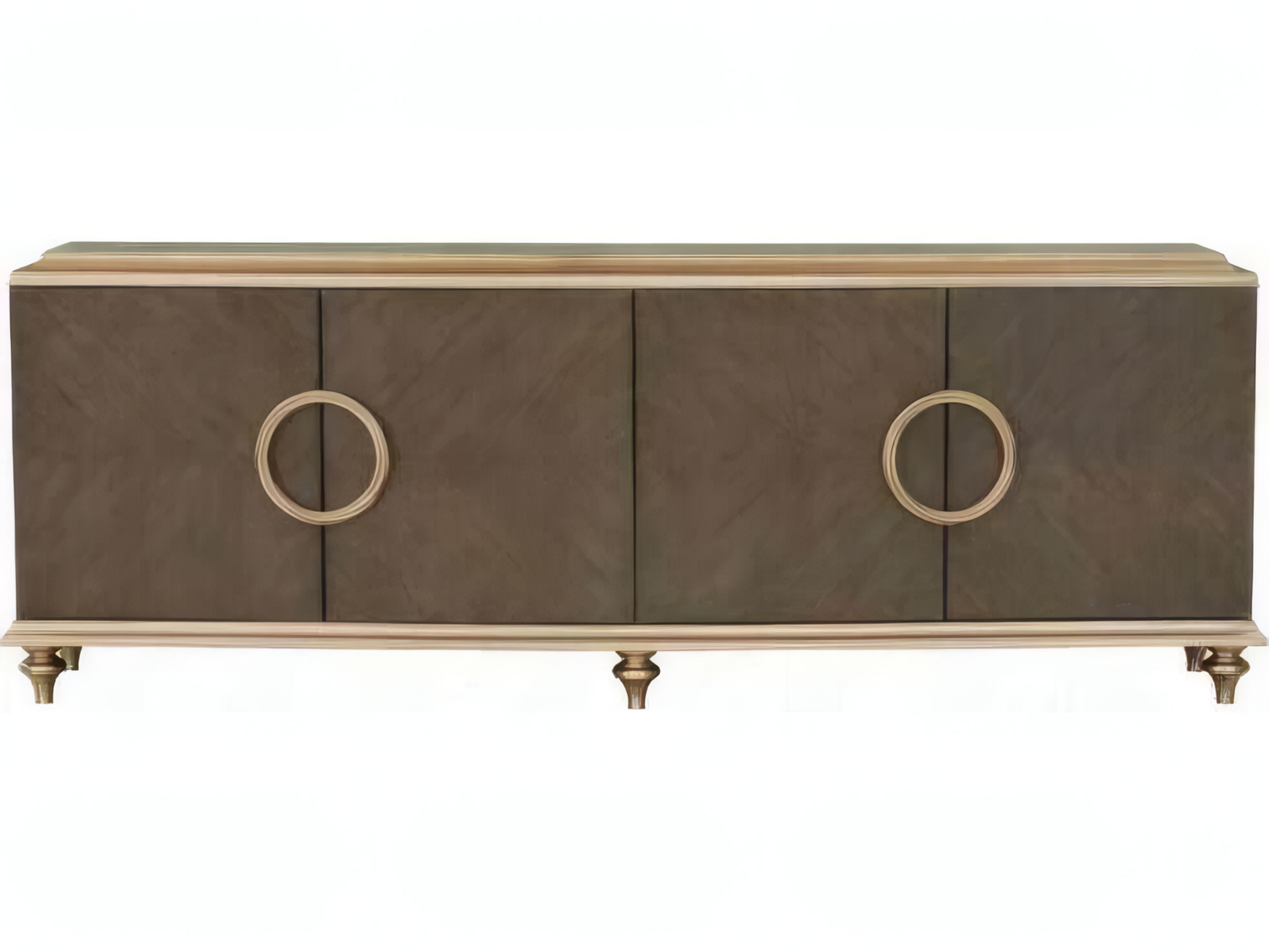 Acme Furniture 94" Poplar Wood Brown Sideboard