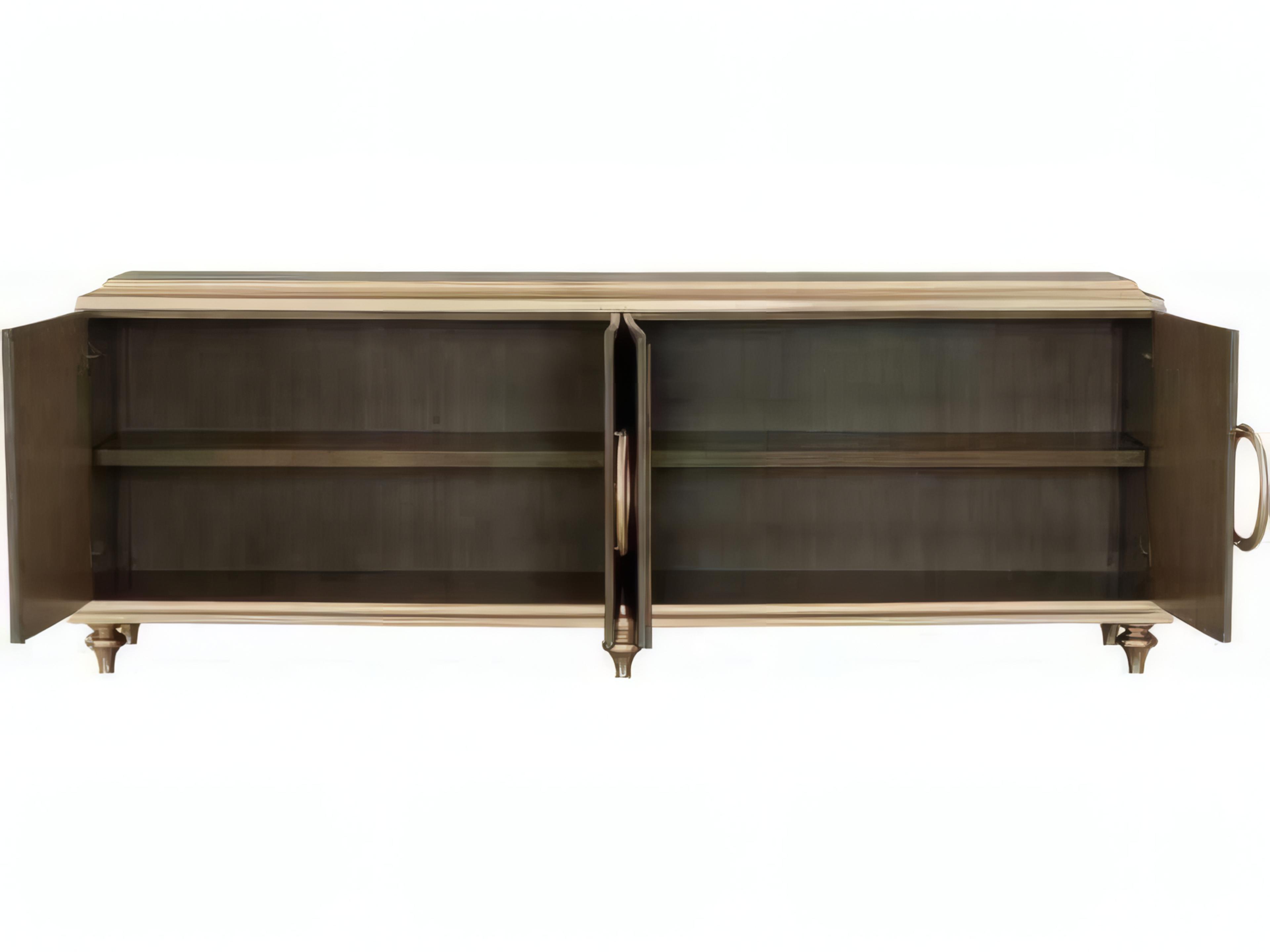 Acme Furniture 94" Poplar Wood Brown Sideboard