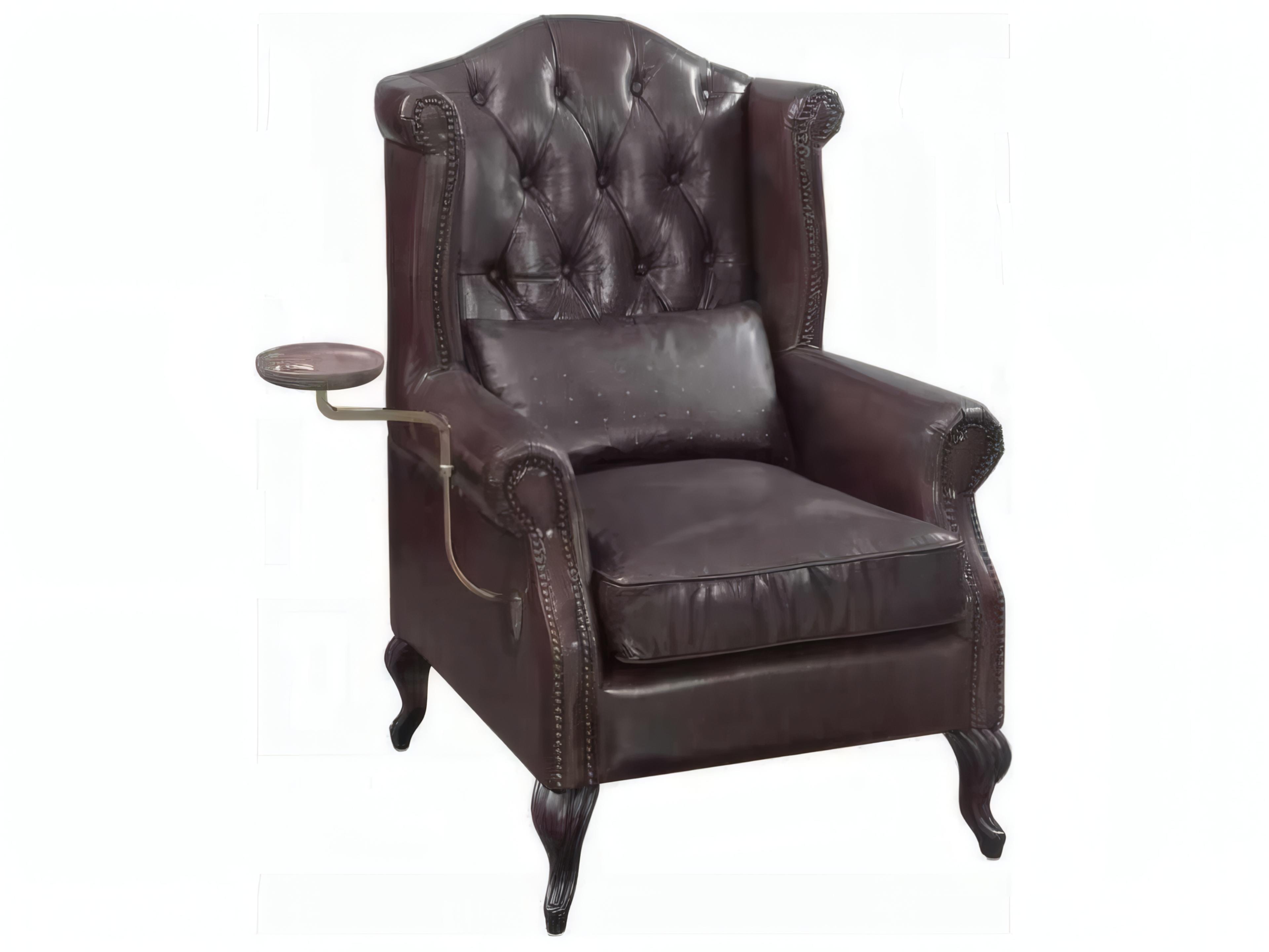 Acme Furniture Brown Leather Accent Chair