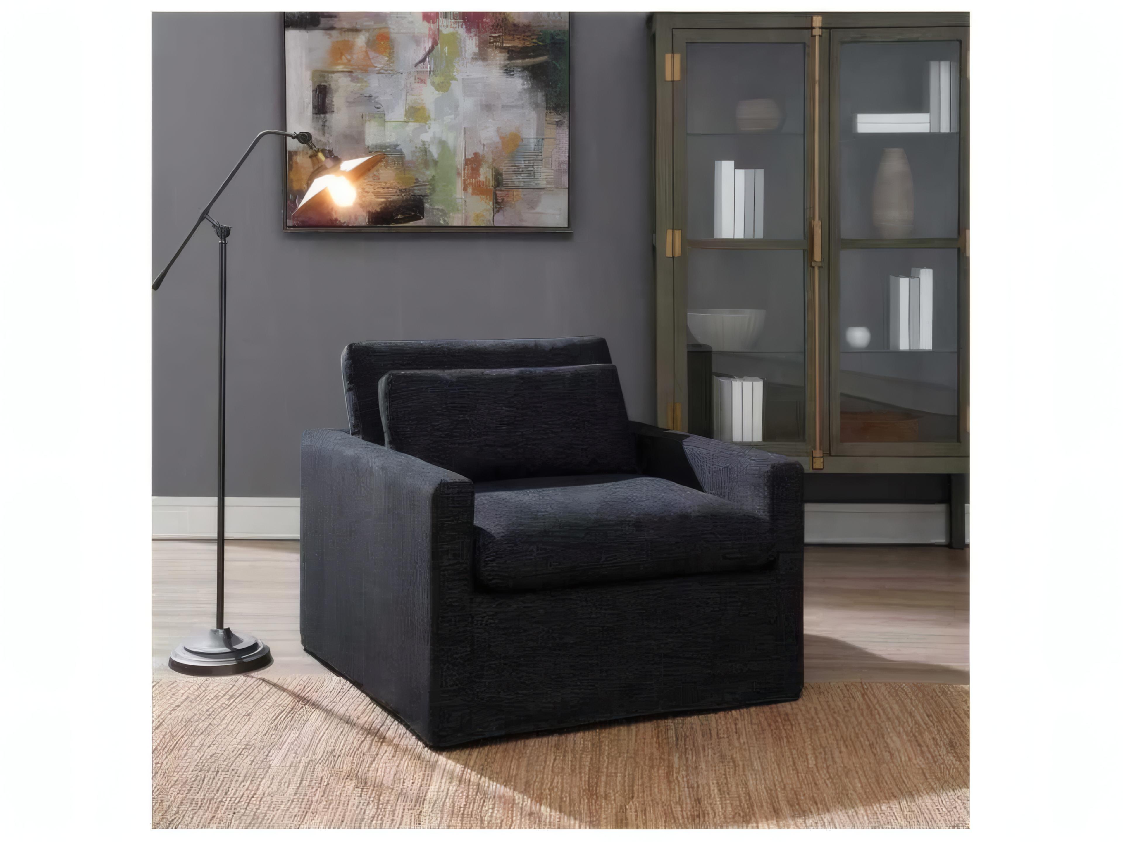 Acme Furniture Naveen Swivel Gray Accent Chair
