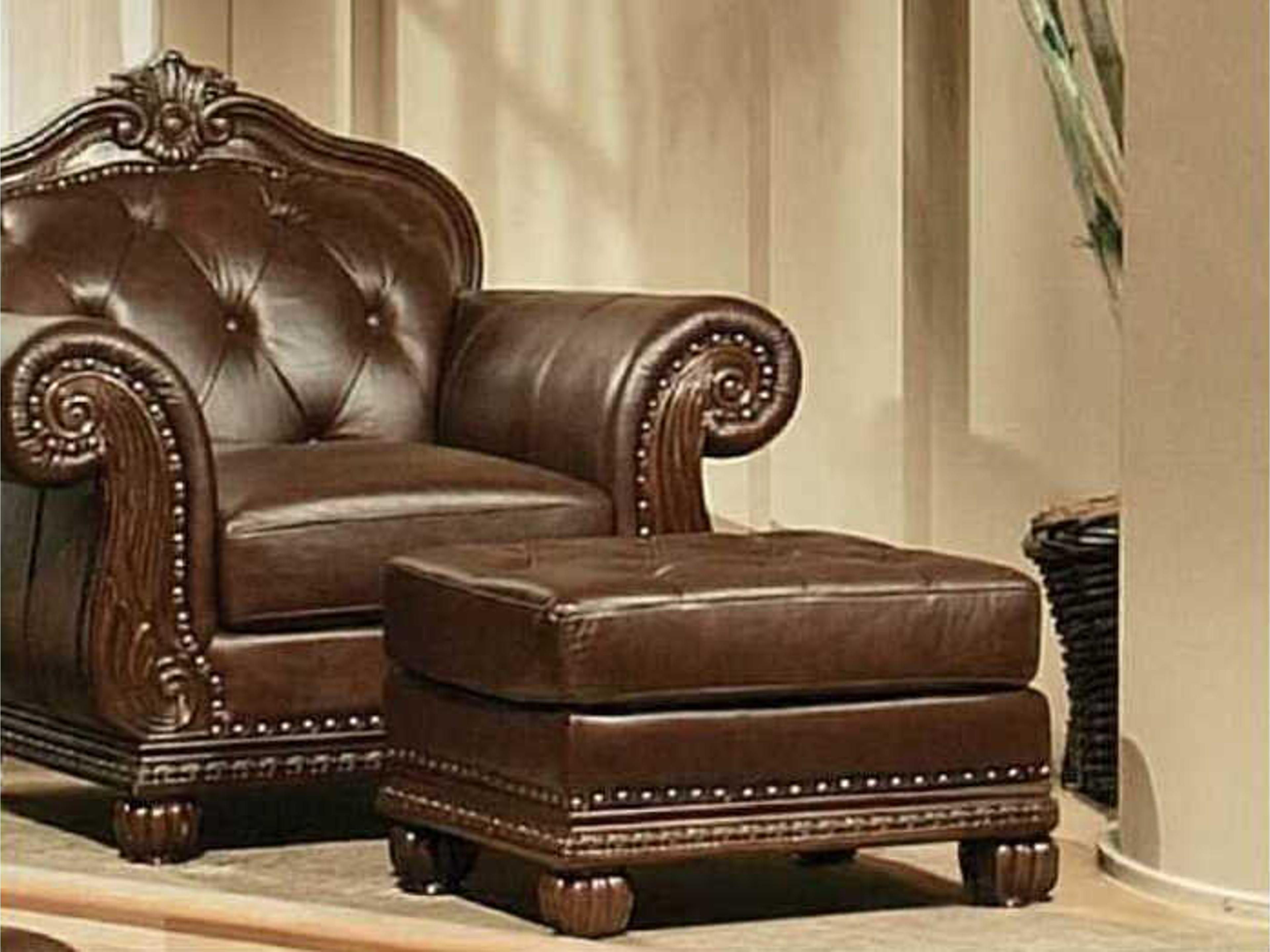 Anondale Chair and Ottoman Set