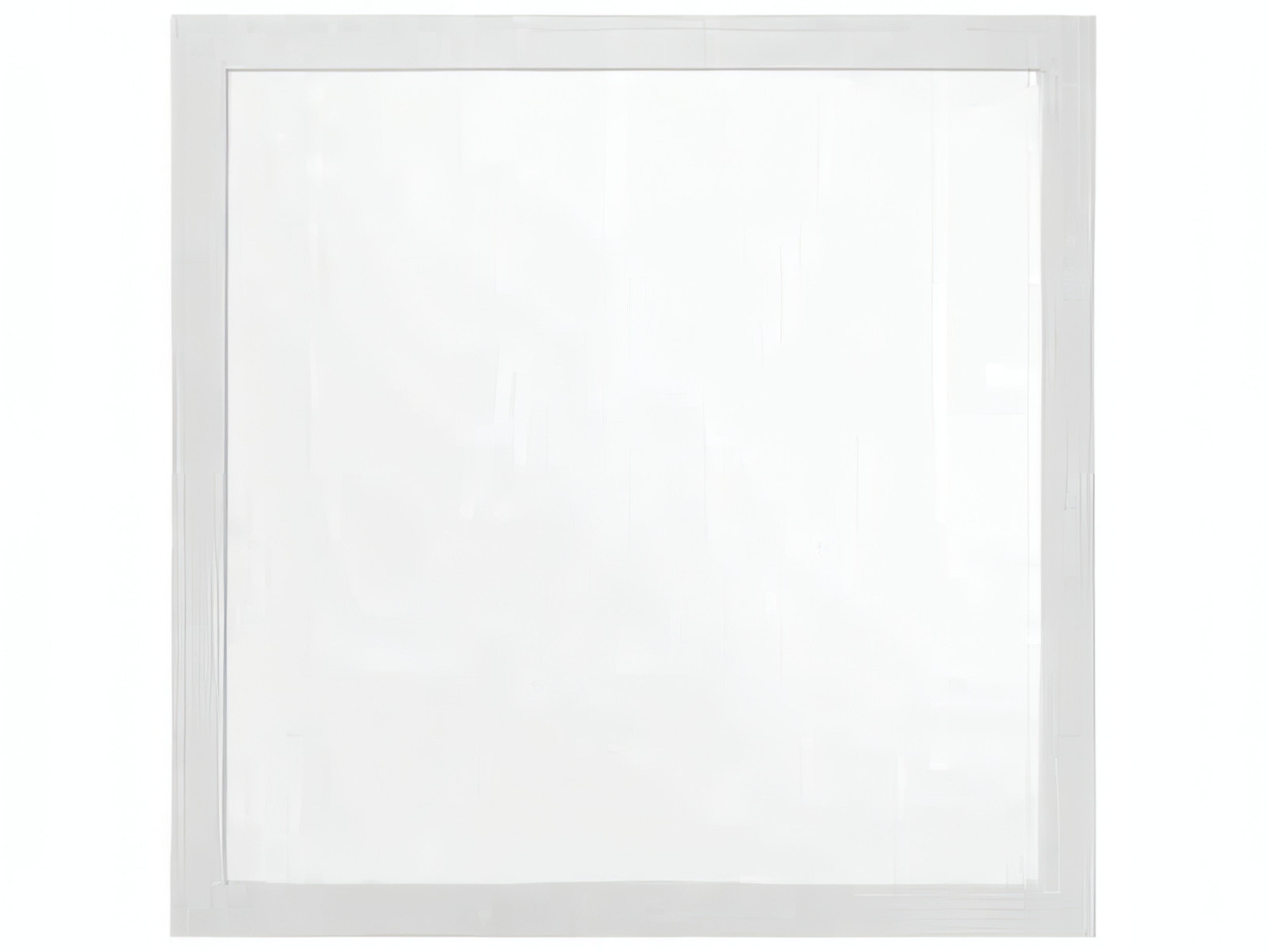 Casilda White Square Wall Mirror
