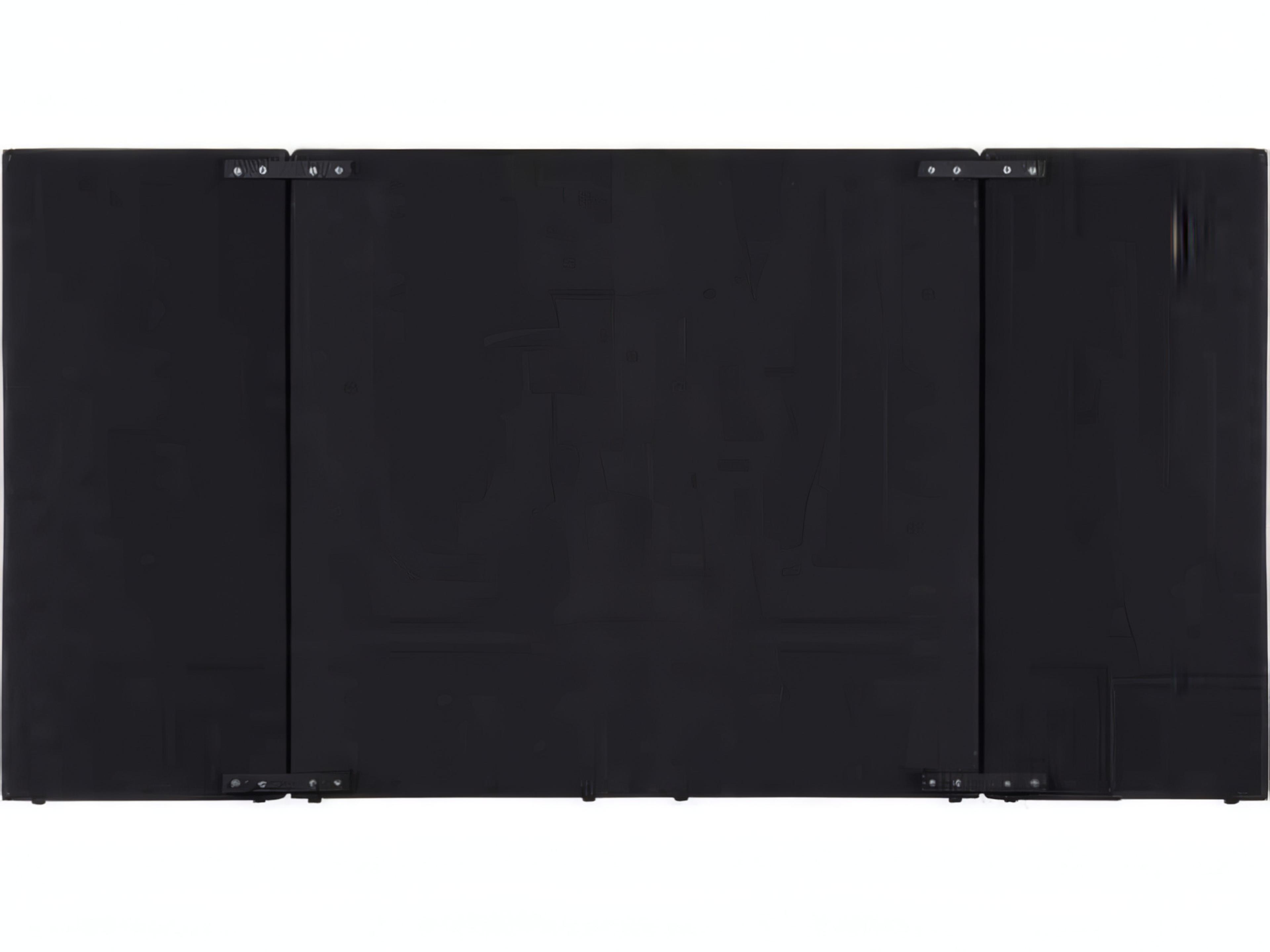 Acme Furniture Damazy Black Velvet Plywood Upholstered Queen Platform Bed