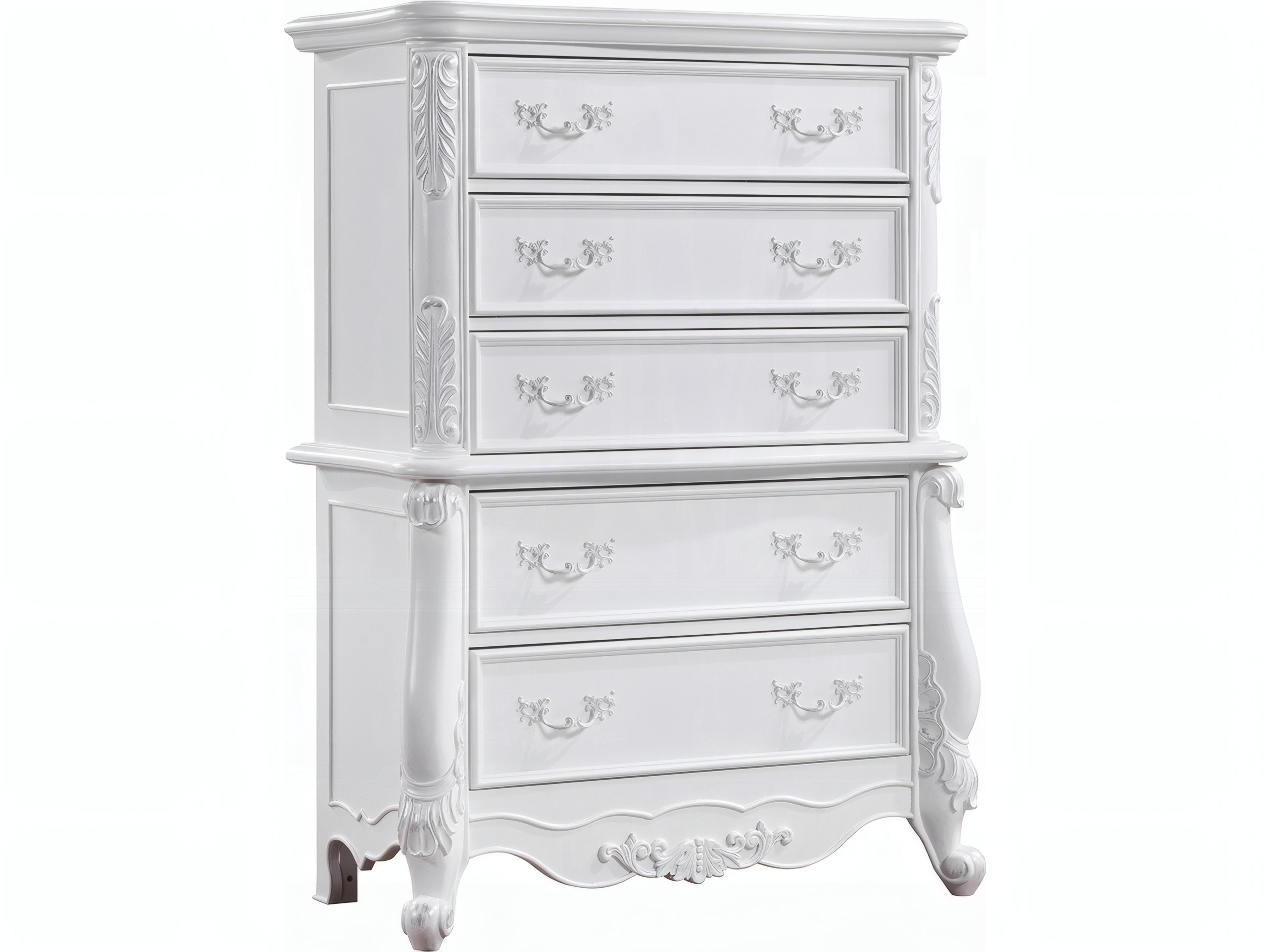Latisha 6-Drawer Chest in White