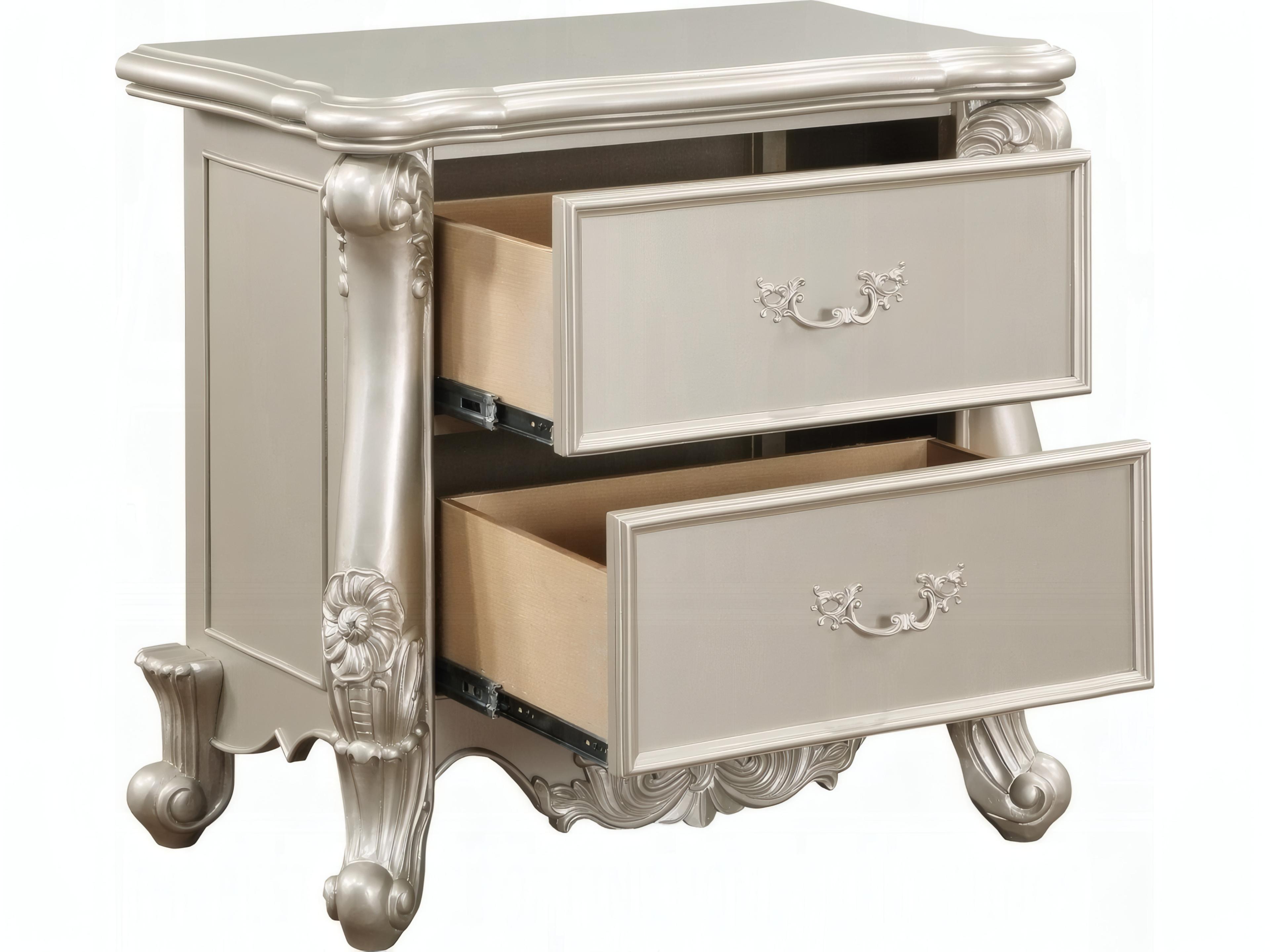 Acme Furniture Bently 2-Drawers Hardwood Nightstand