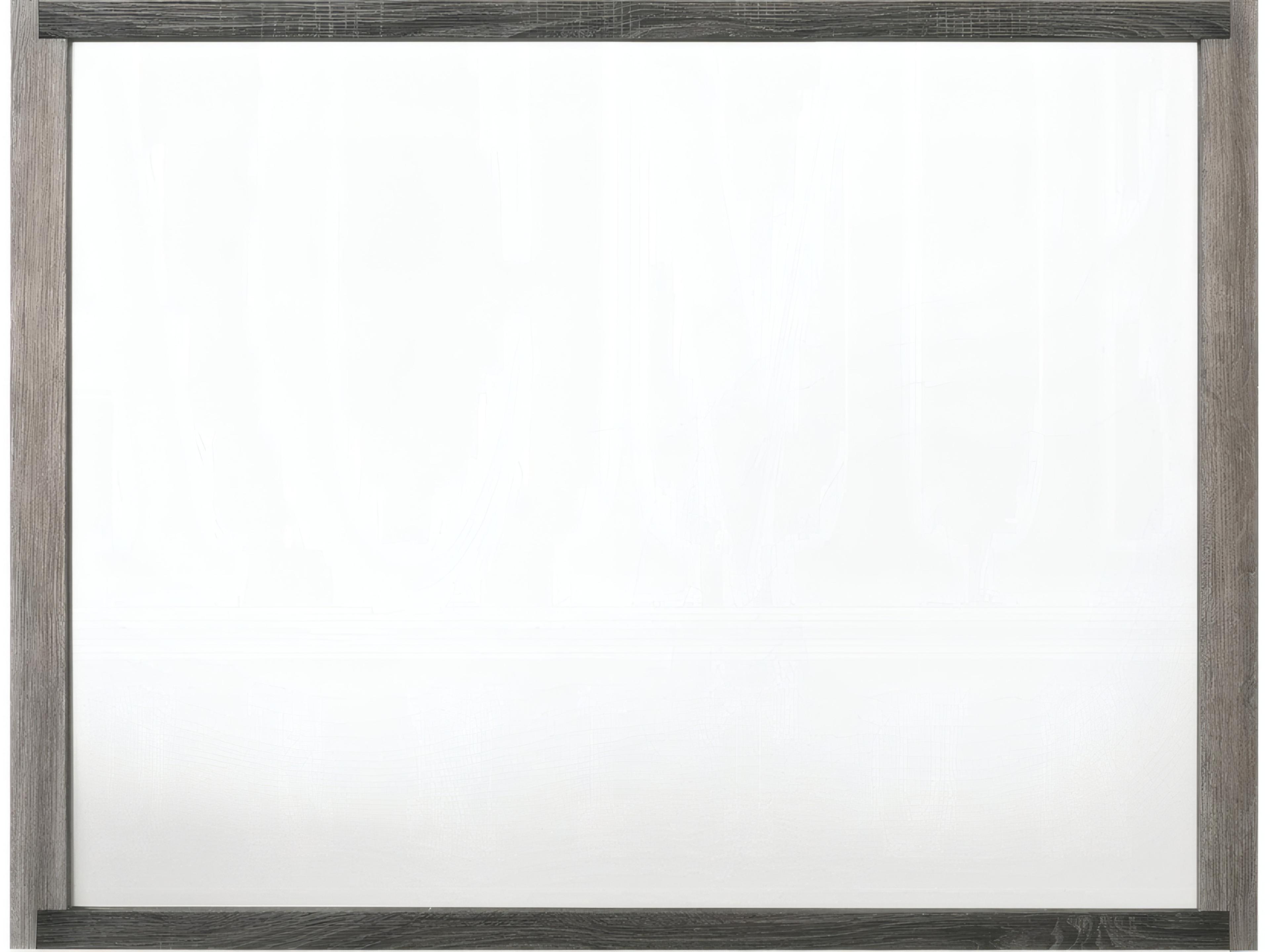 Jehoram Gray Rectangular Wall Mirror