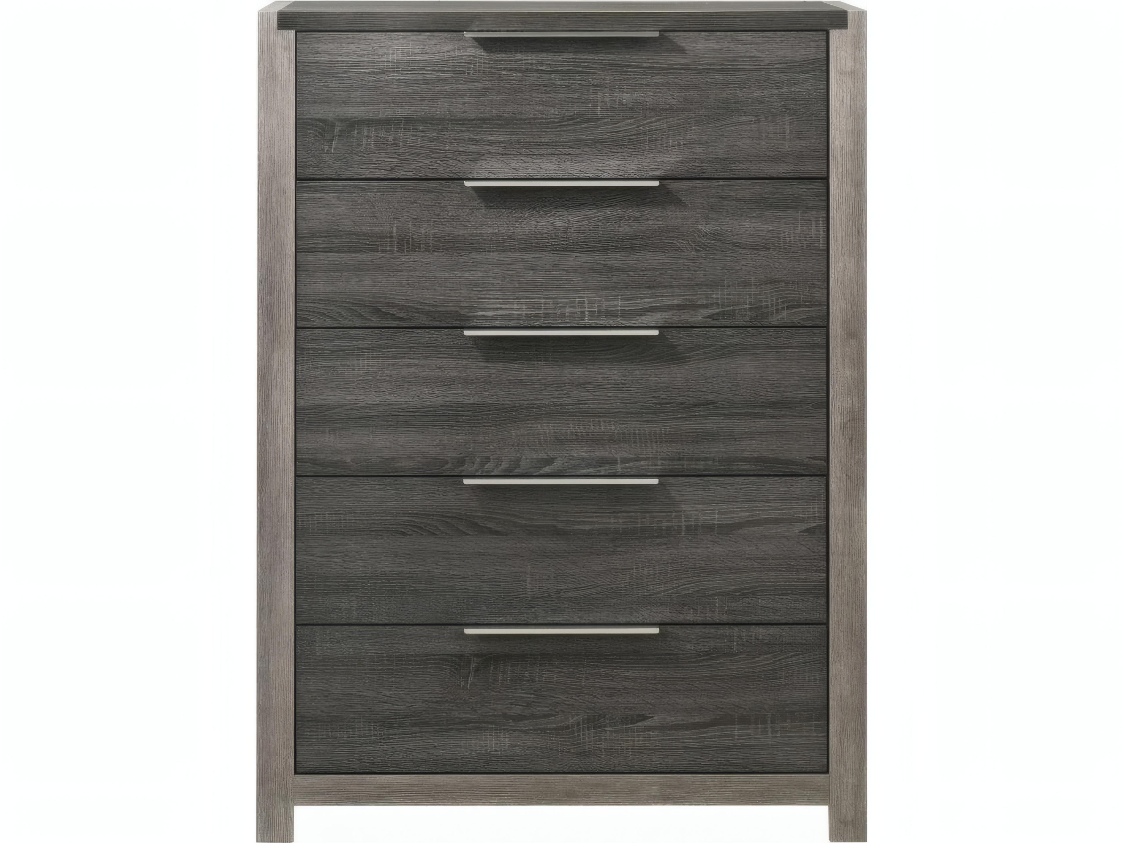 Jehoram Gray Rubberwood Accent Chest