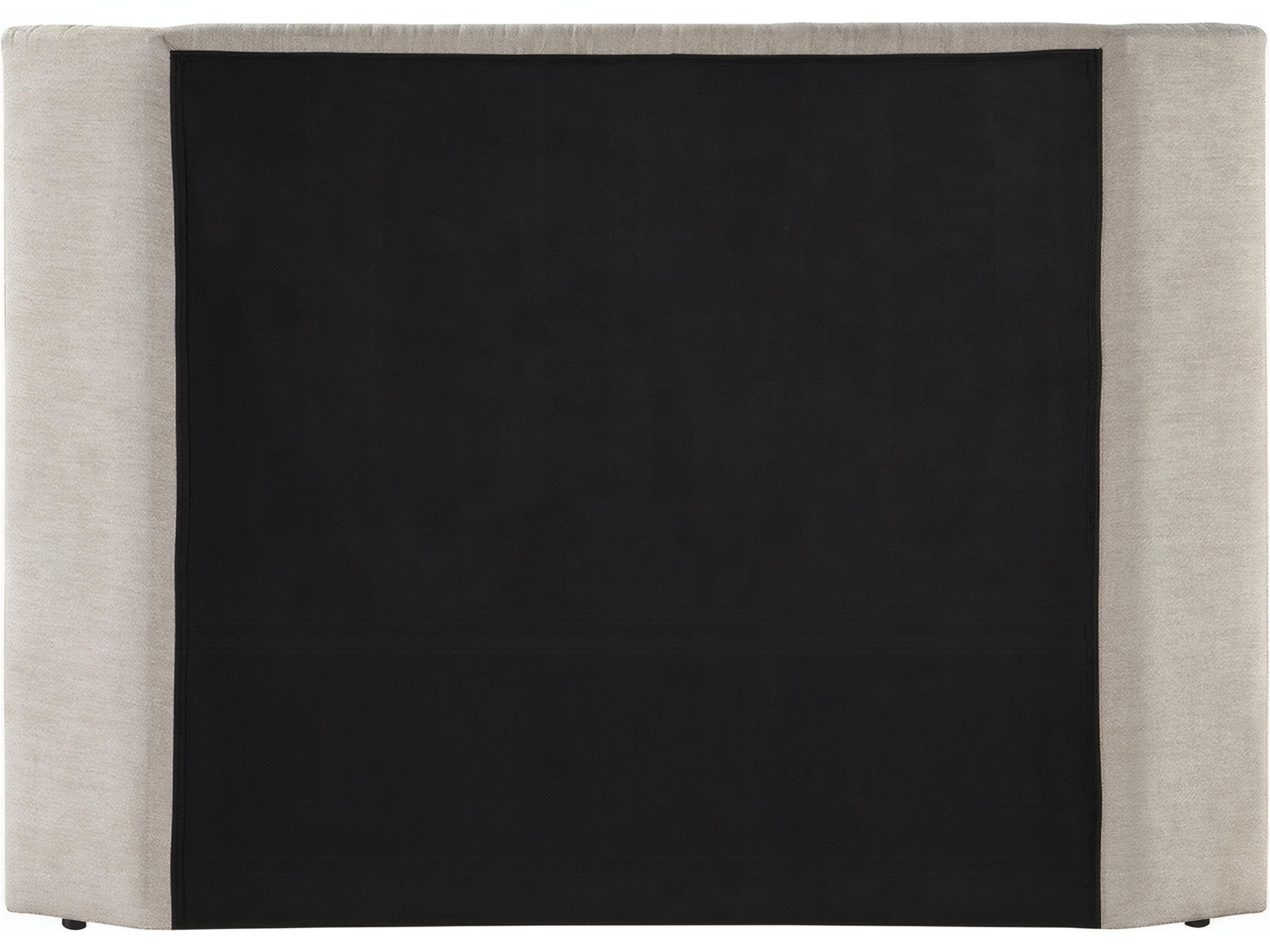 Acme Furniture Loren Beige Linen Rubberwood Upholstered King Platform Bed