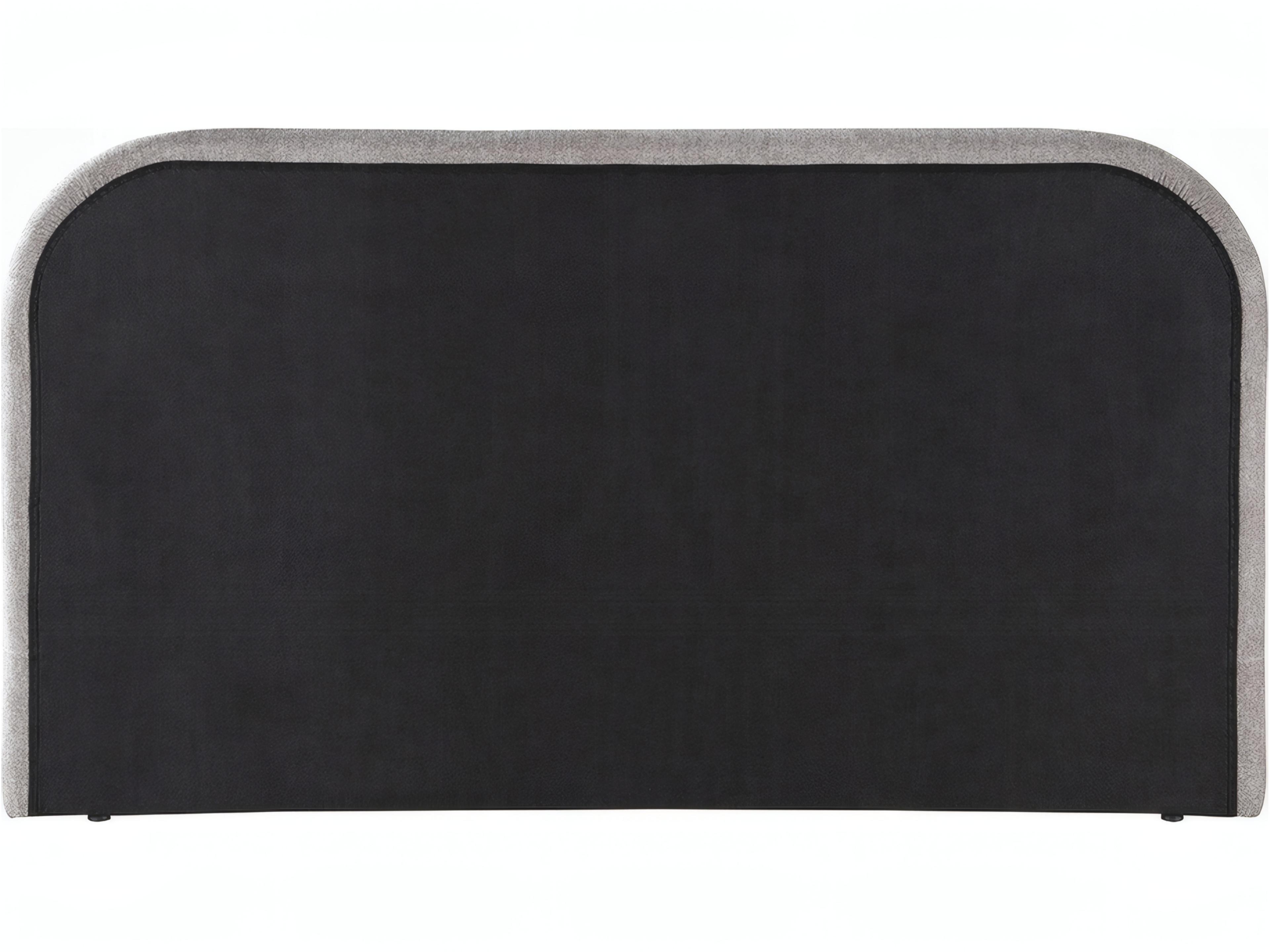 Acme Furniture Ollya Gray Linen Rubberwood Upholstered Queen Platform Bed