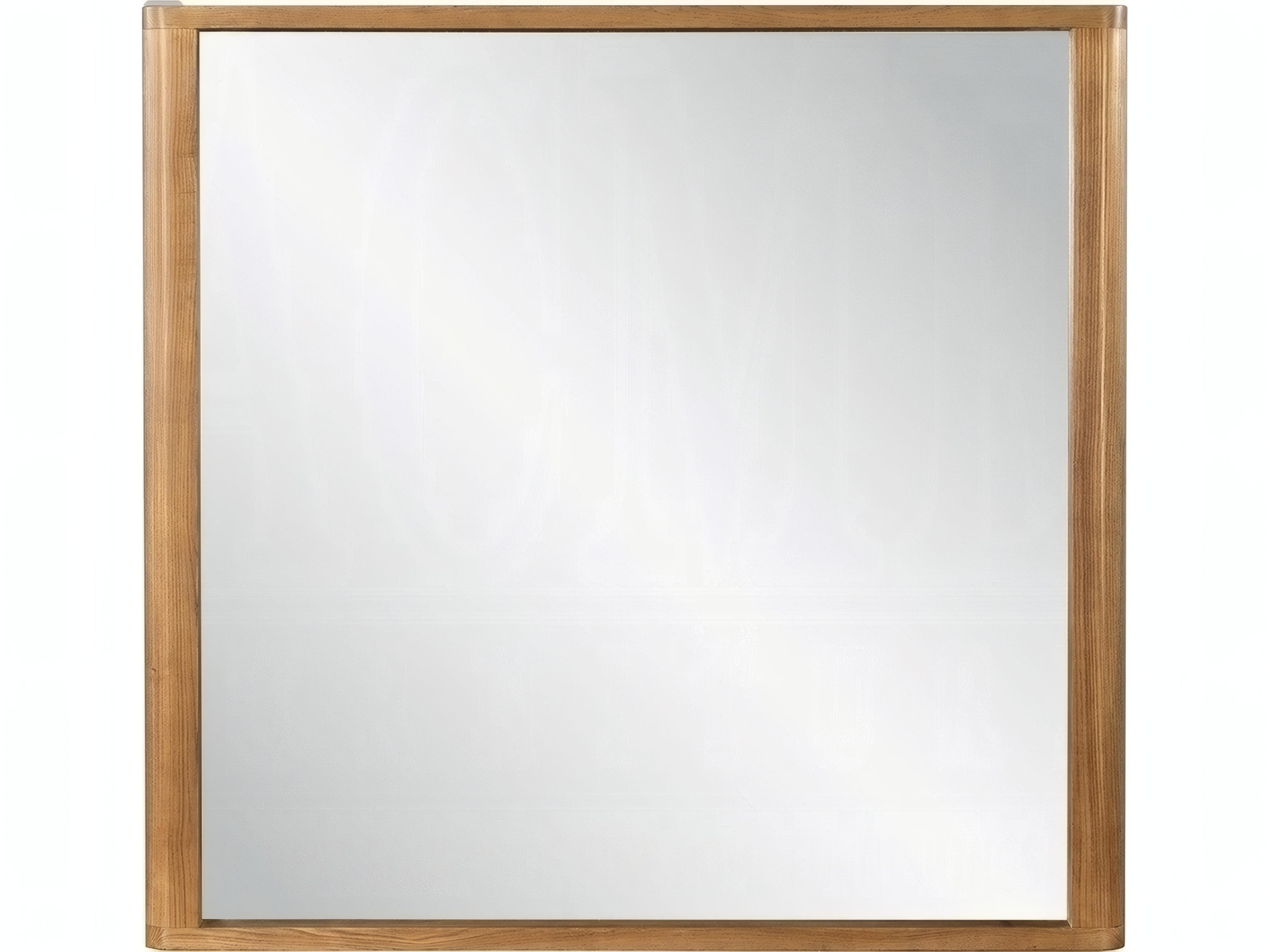 Zoey Oak Square Wall Mirror