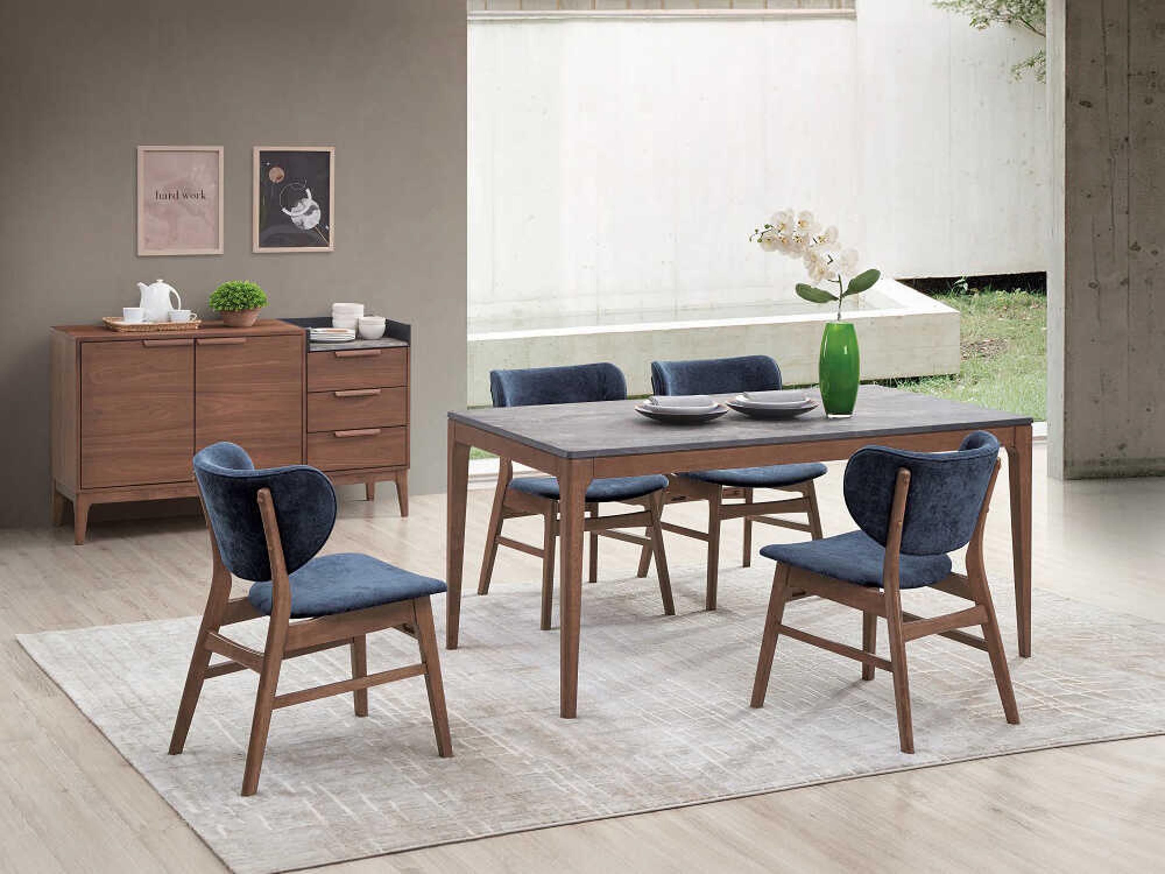 Bevis Rubberwood Dining Room Set
