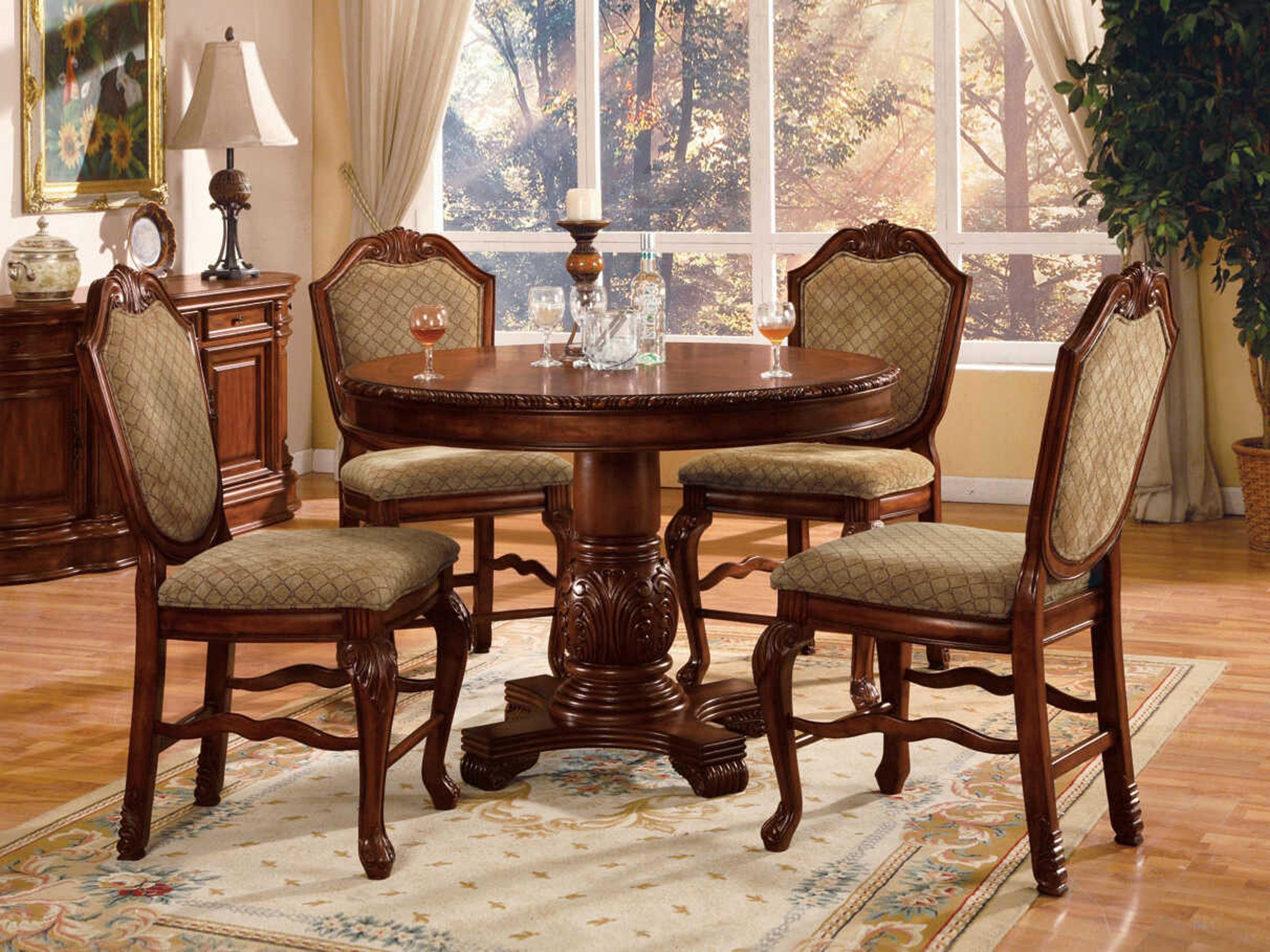 Chateau De Ville Rubberwood Dining Room Set