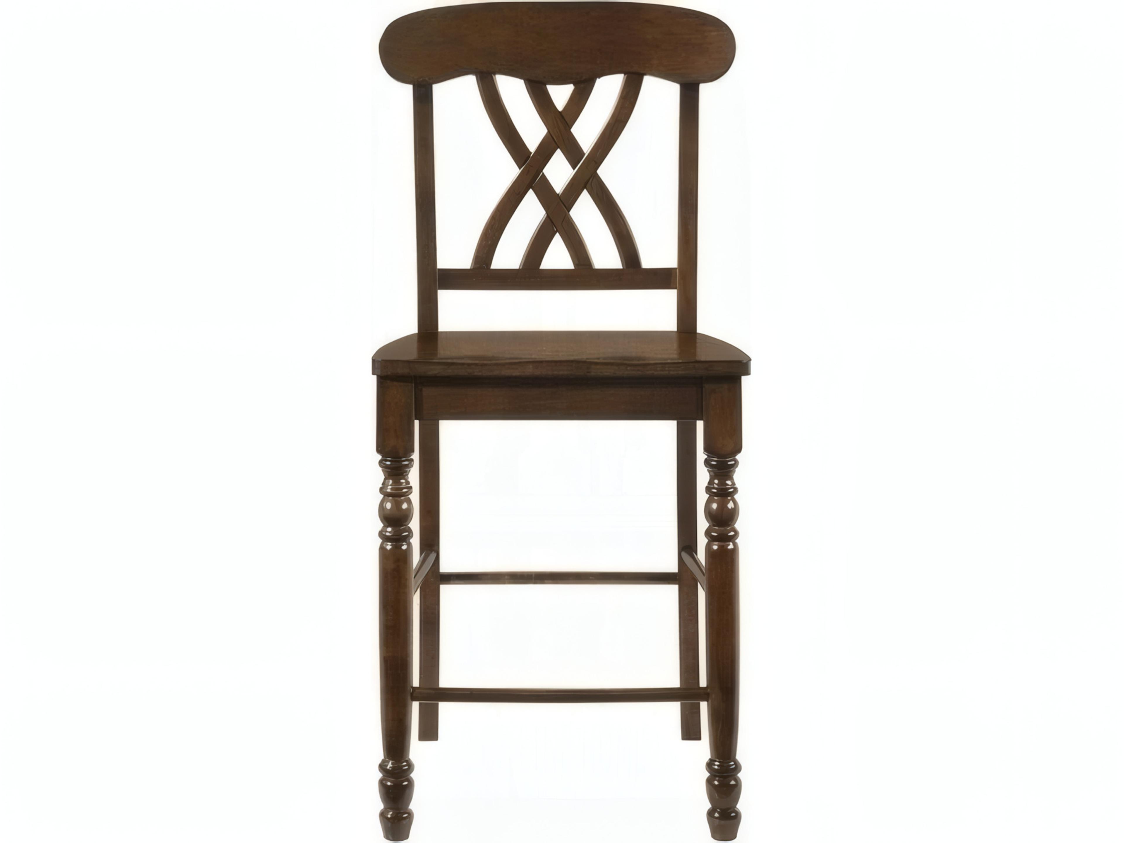 Acme Furniture Dylan Walnut Rubberwood Counter Stool