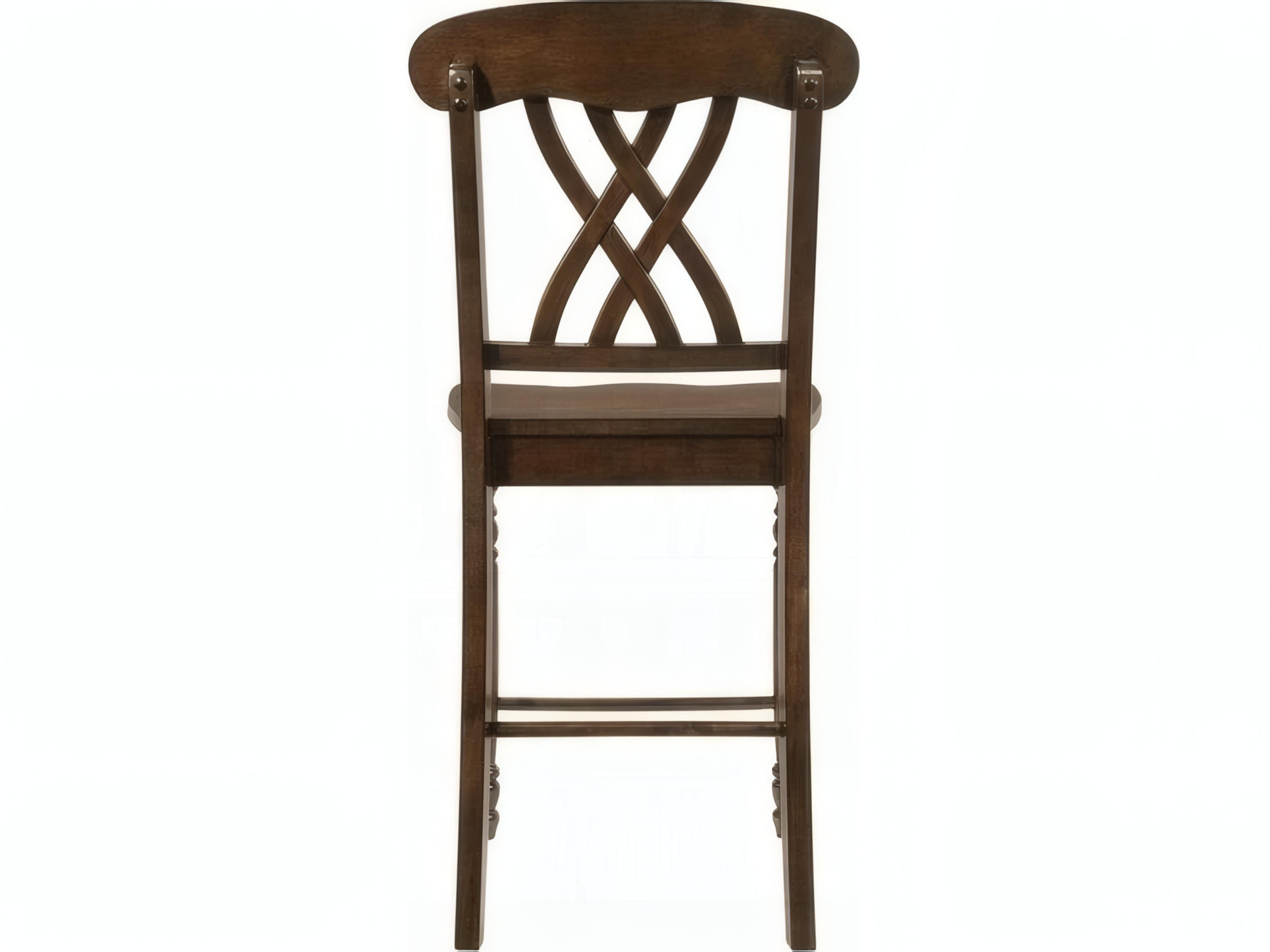 Acme Furniture Dylan Walnut Rubberwood Counter Stool