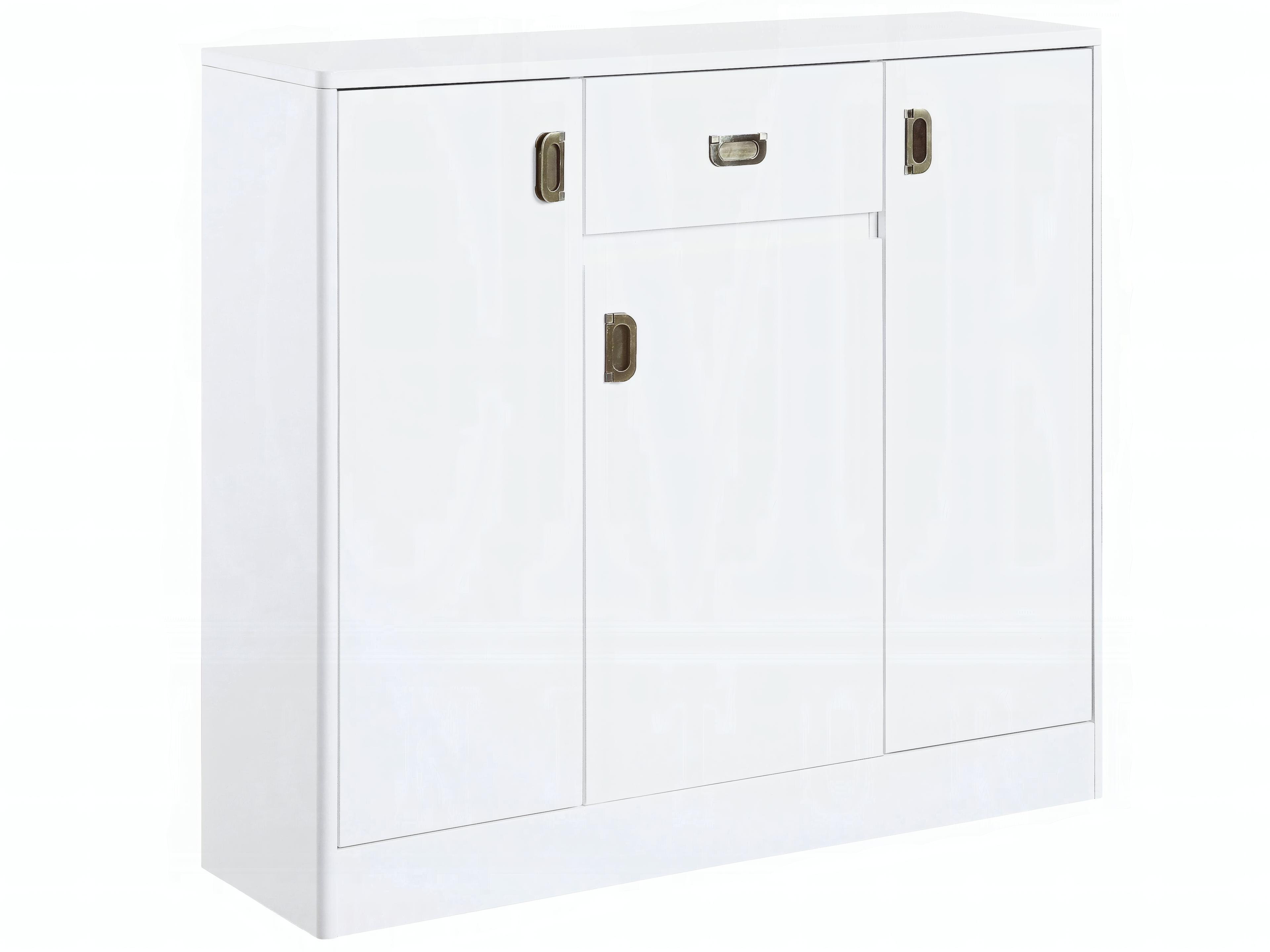 Pagan 41" White High Gloss Sideboard