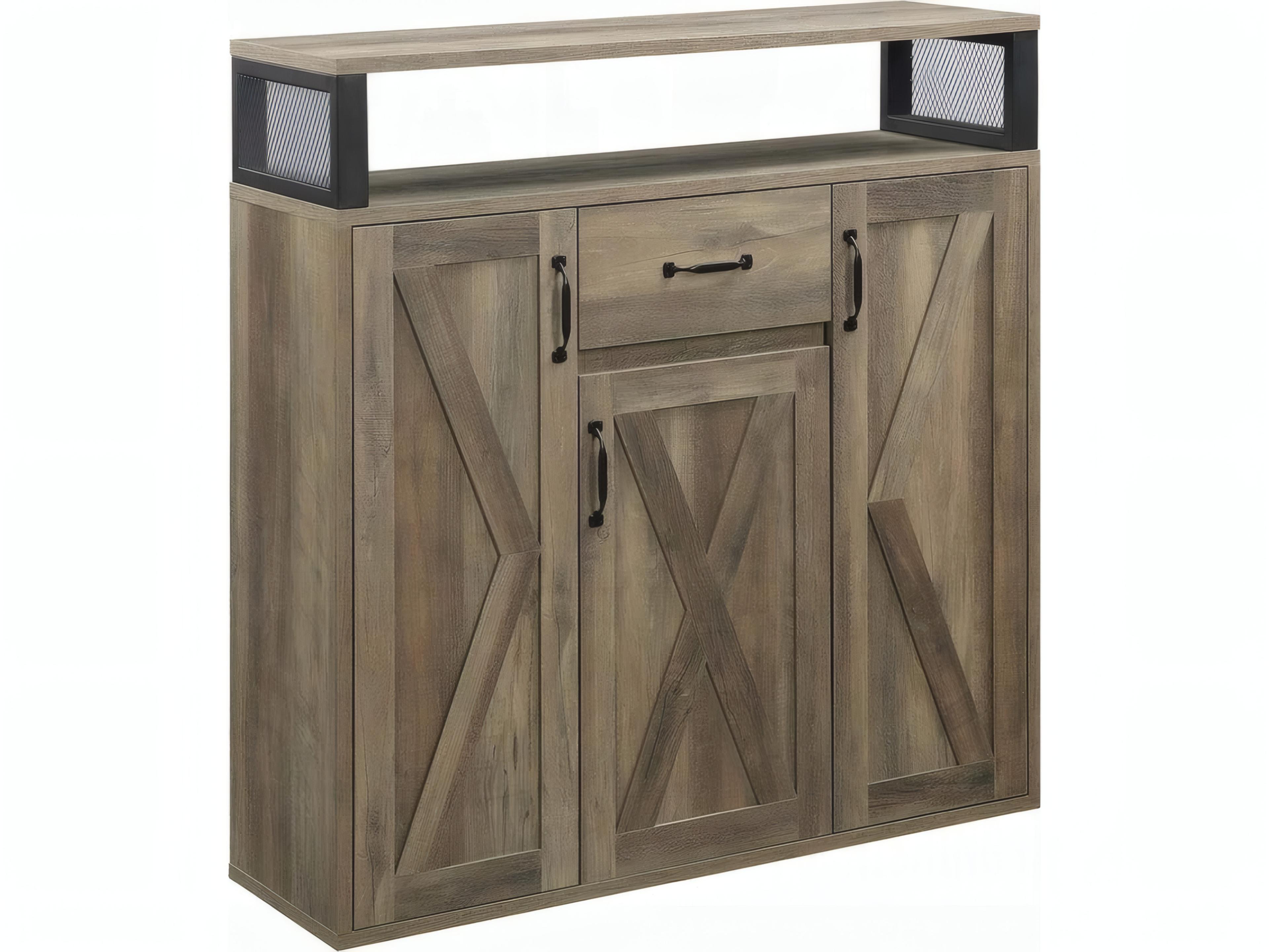 Abiram 39" Rustic Oak Sideboard