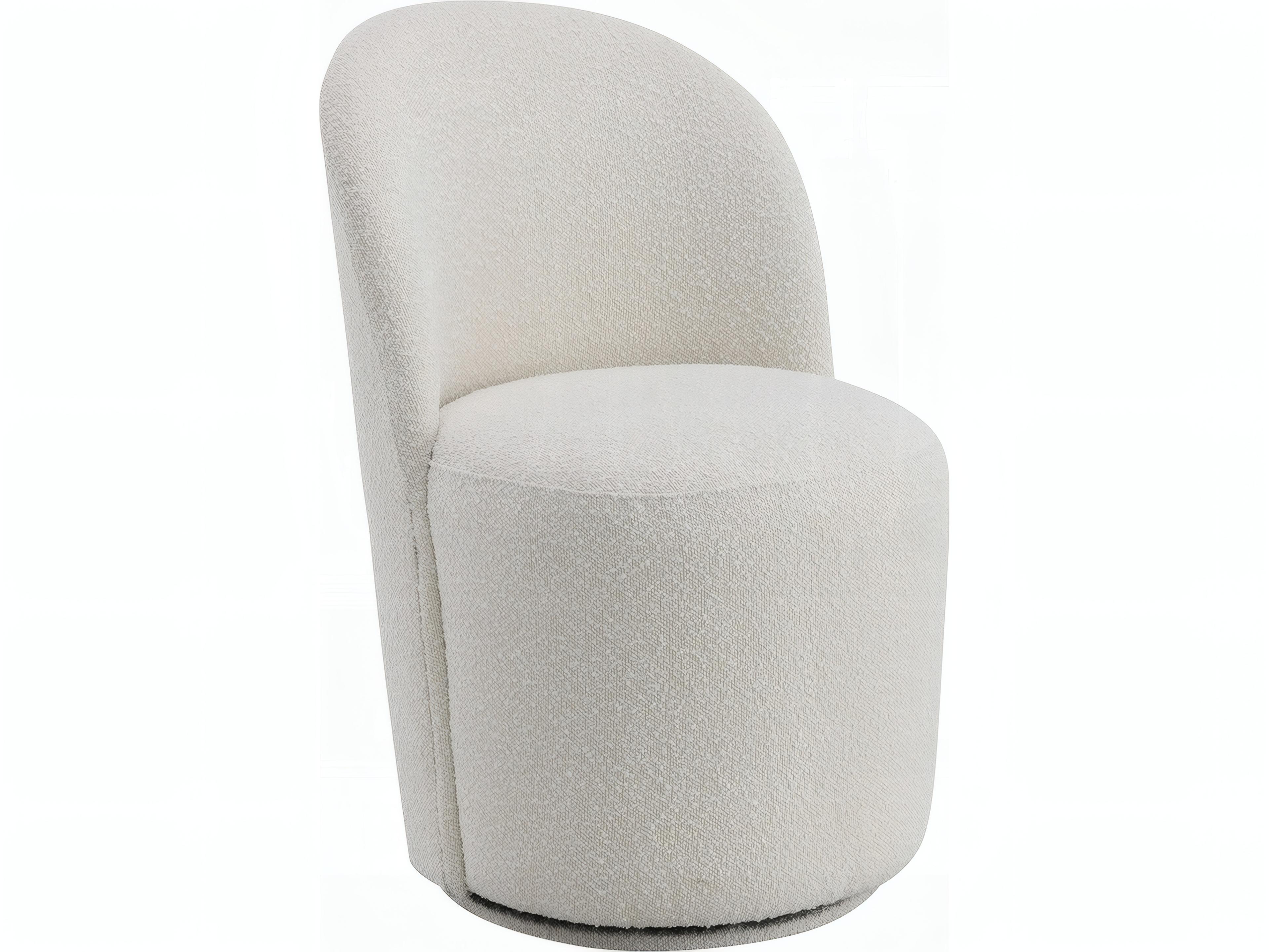 Hollis Plywood Beige Upholstered Armless Dining Chair Set of 2