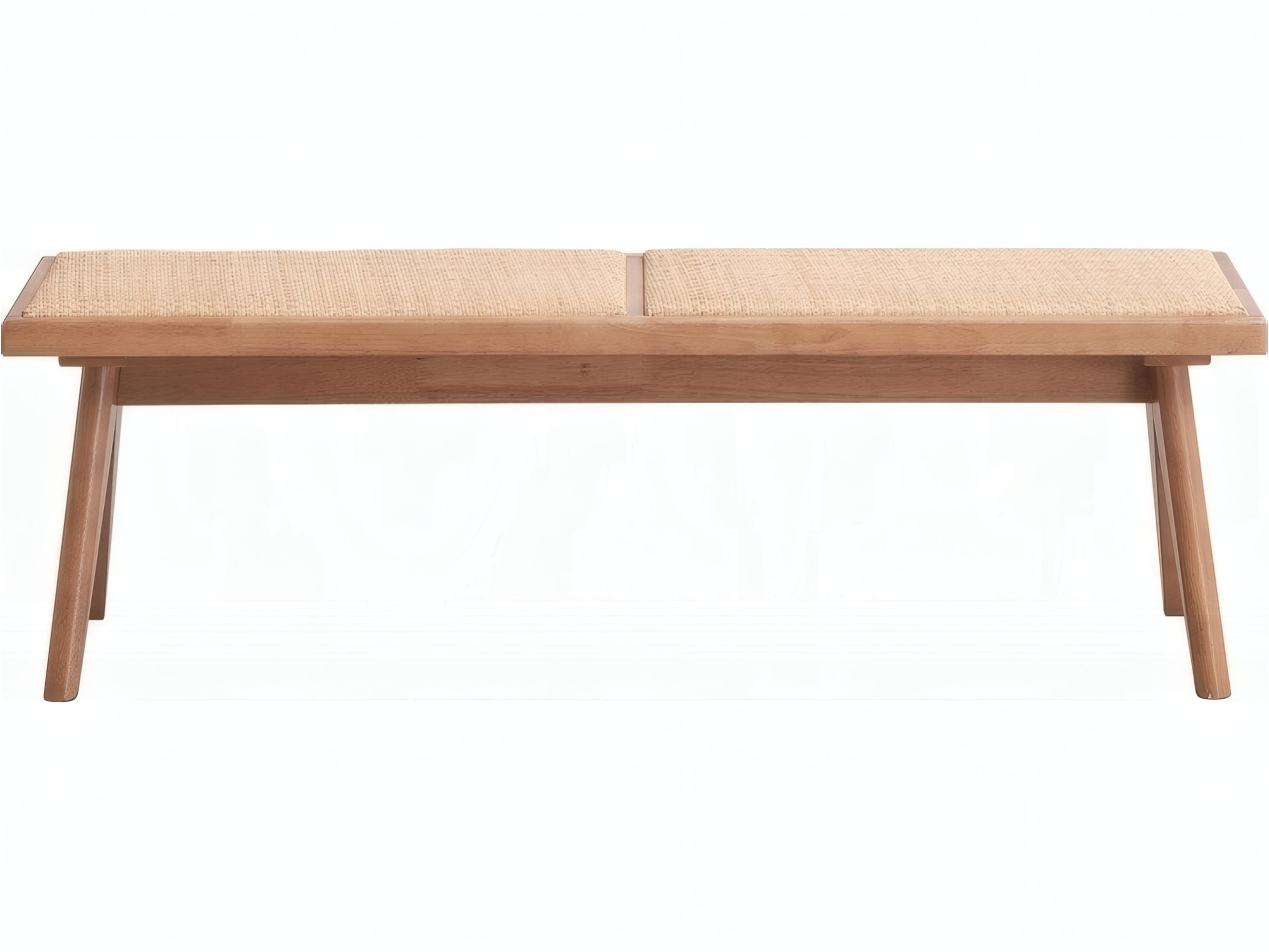 Acme Furniture Velentina Rattan Natural Brown Accent Bench