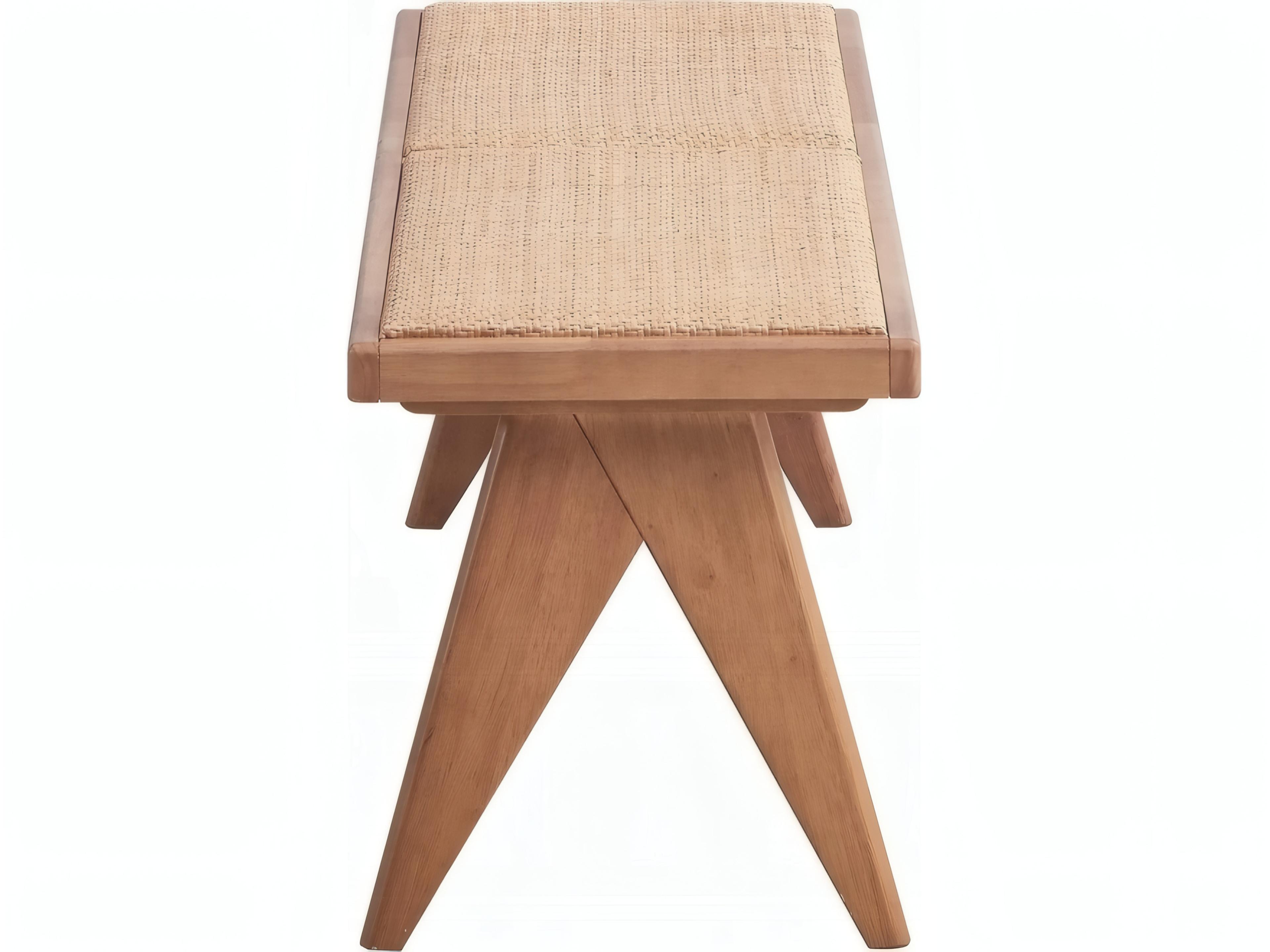 Acme Furniture Velentina Rattan Natural Brown Accent Bench