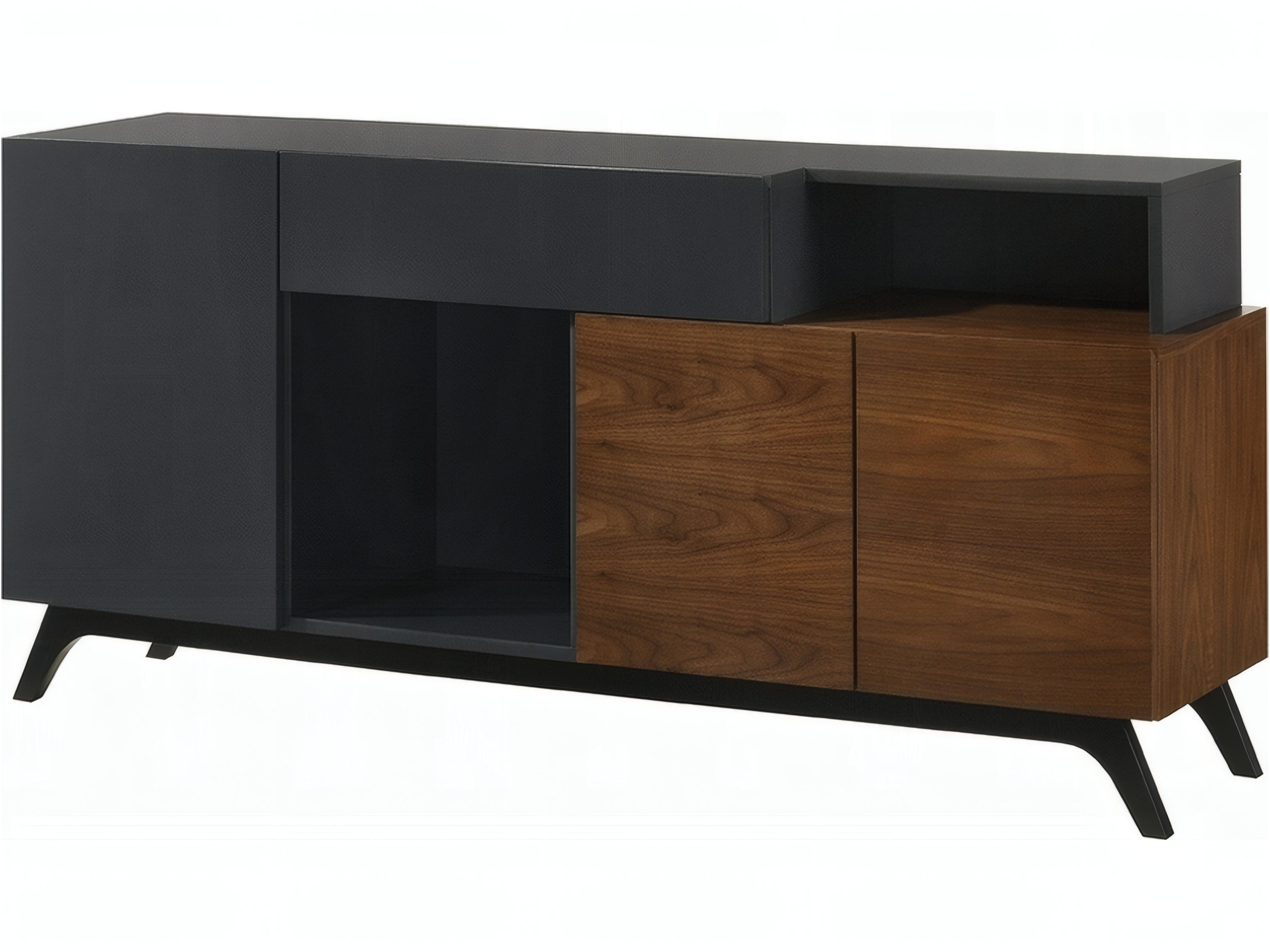 Destin 67" Walnut Wood Sideboard