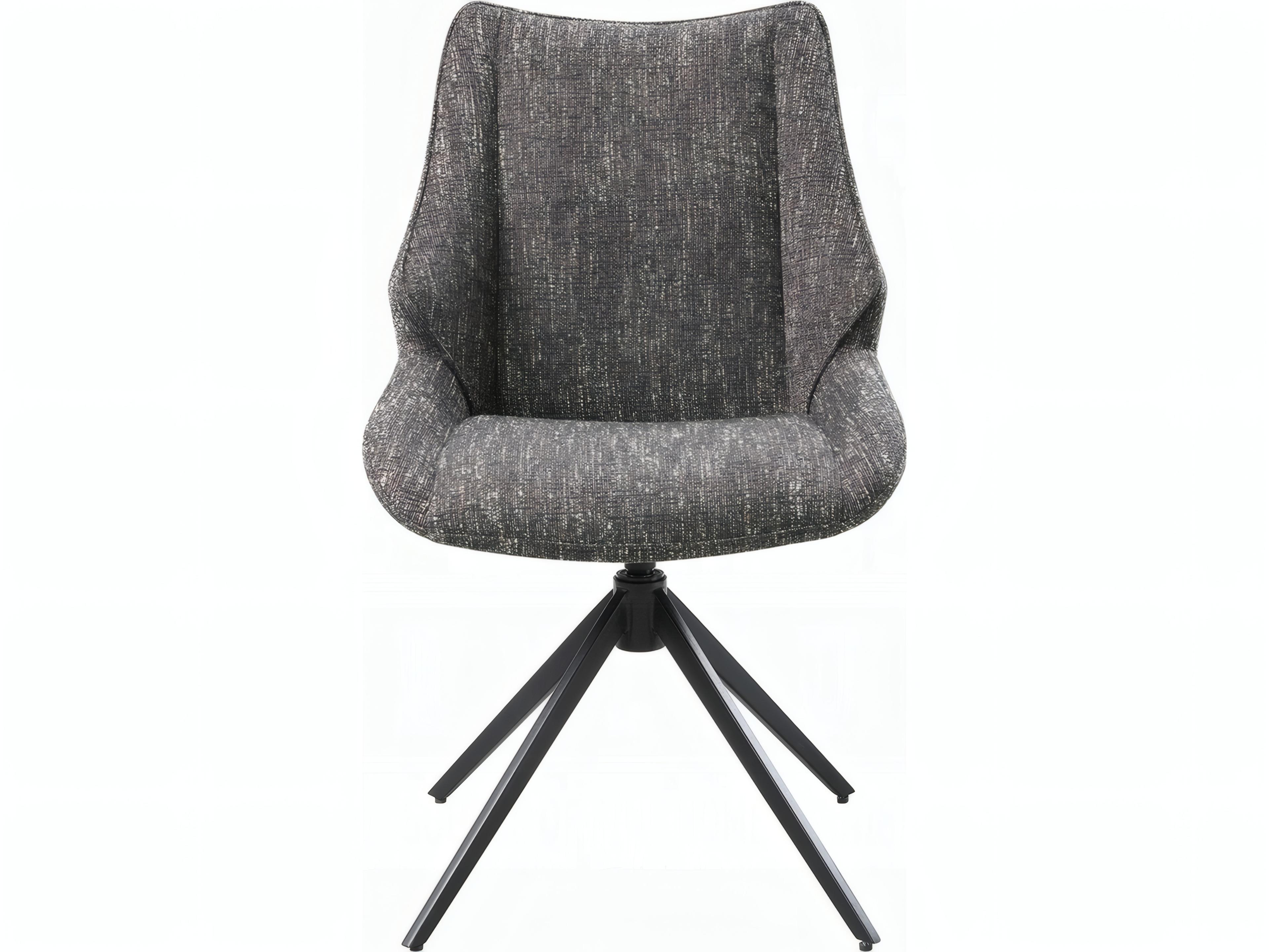 Acme Furniture Brown Upholstered Armless Dining Chair Set of 2