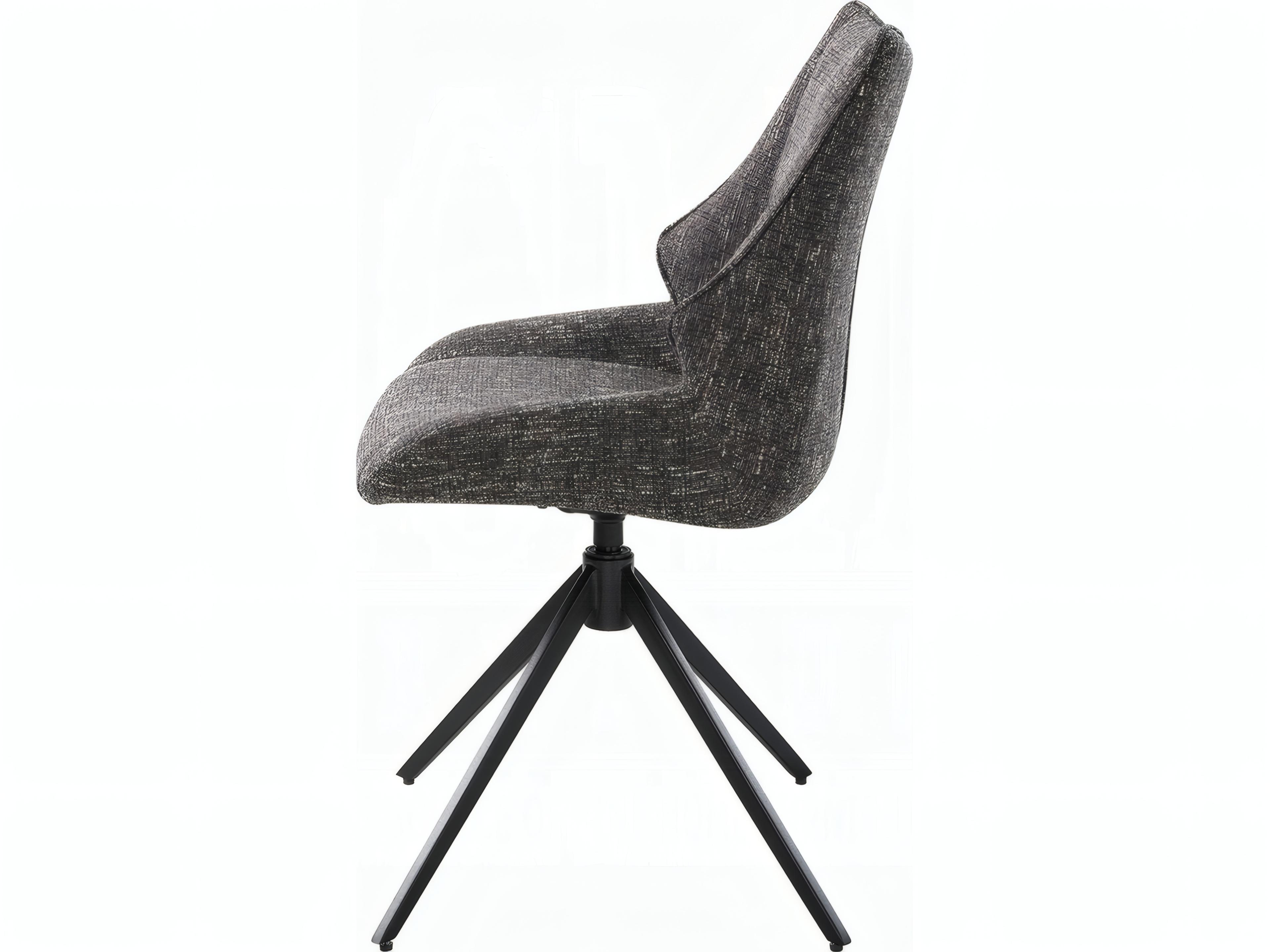 Acme Furniture Brown Upholstered Armless Dining Chair Set of 2