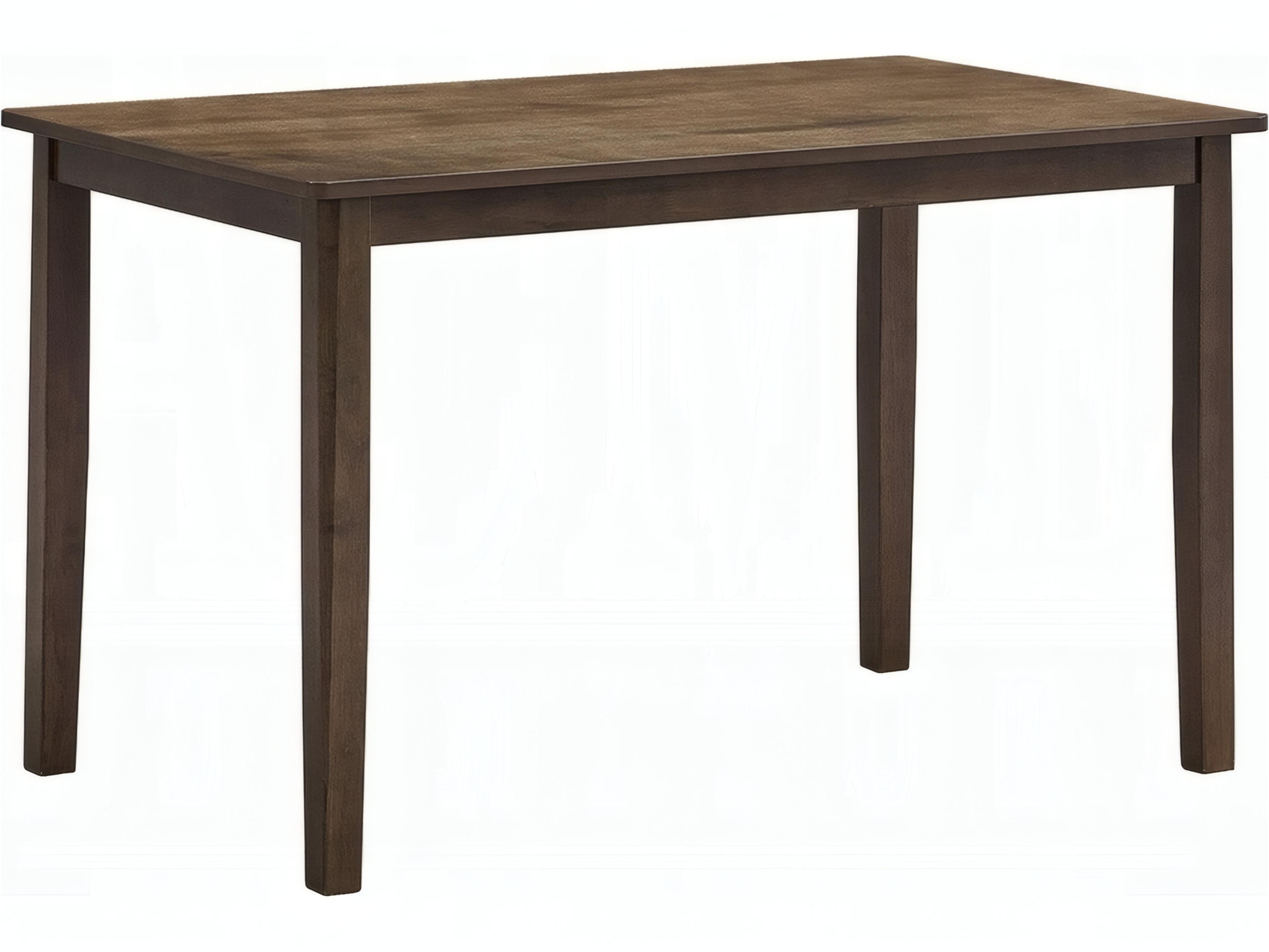 Damica Rectangular Wood Walnut Dining Table