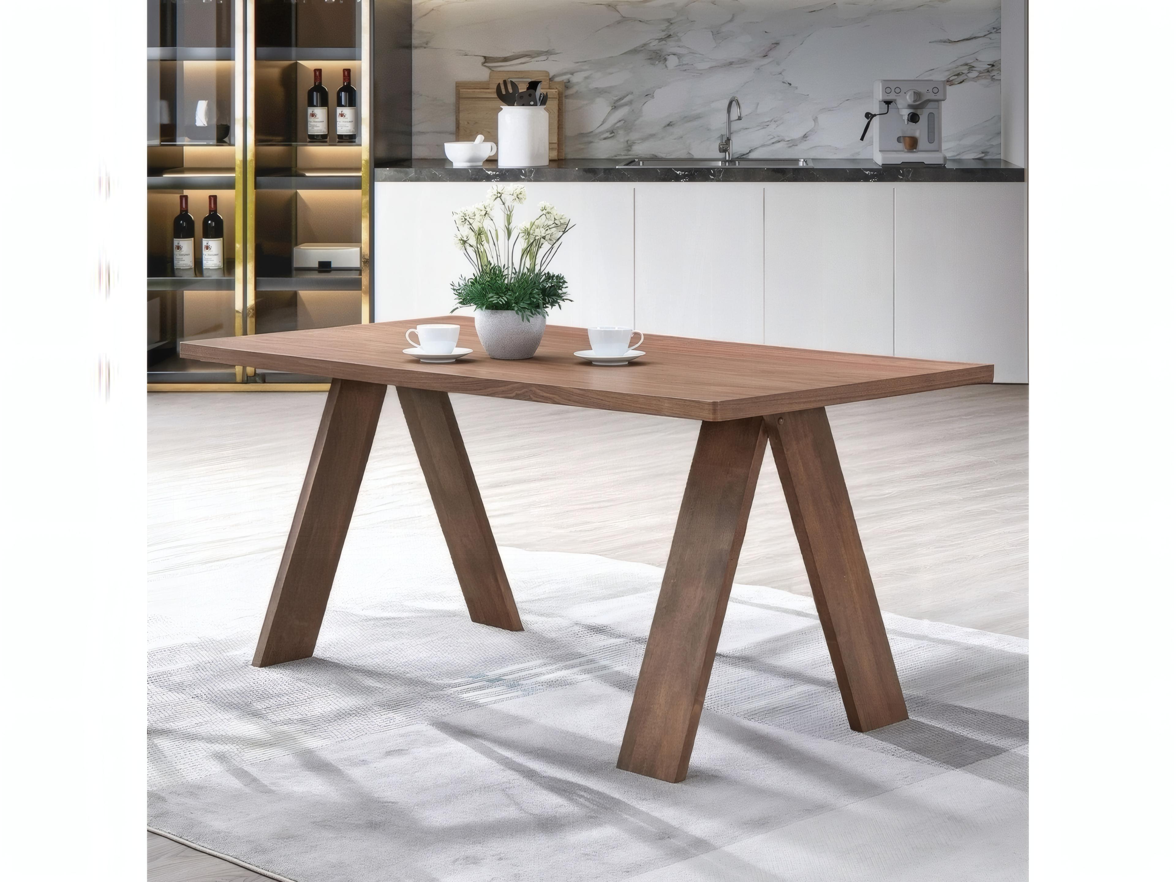 Acme Furniture Sarha Rectangular Wood Walnut Dining Table