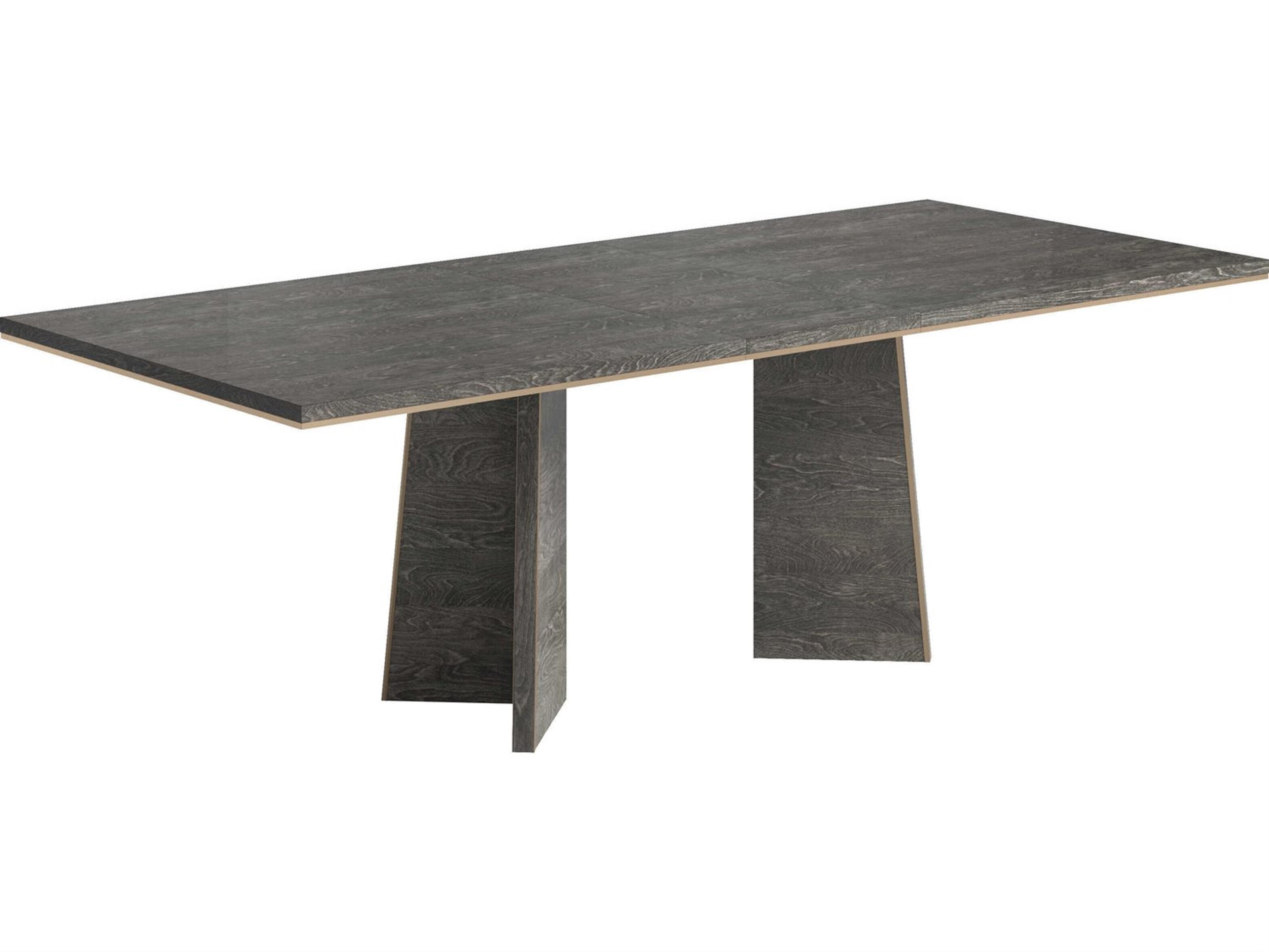 Venezia Rectangular Wood Gray Dining Table