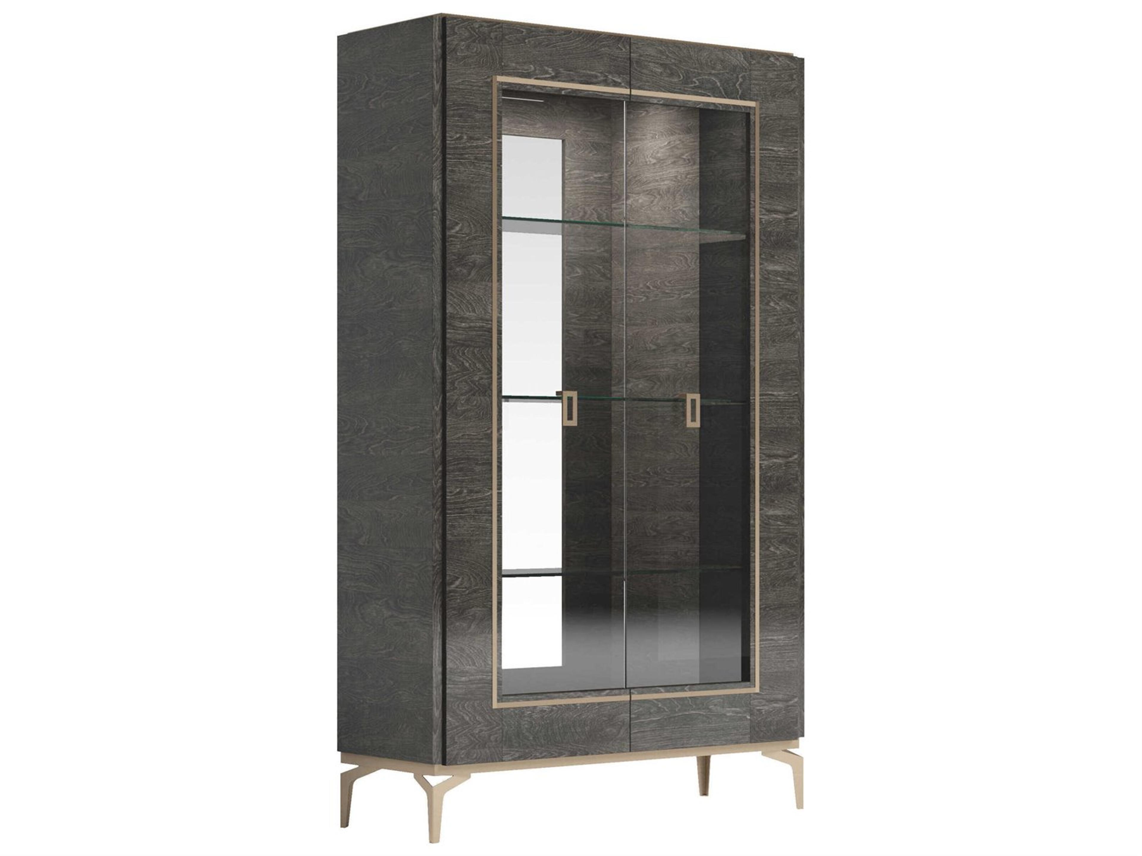 Venezia Plywood Gray Bar Cabinet