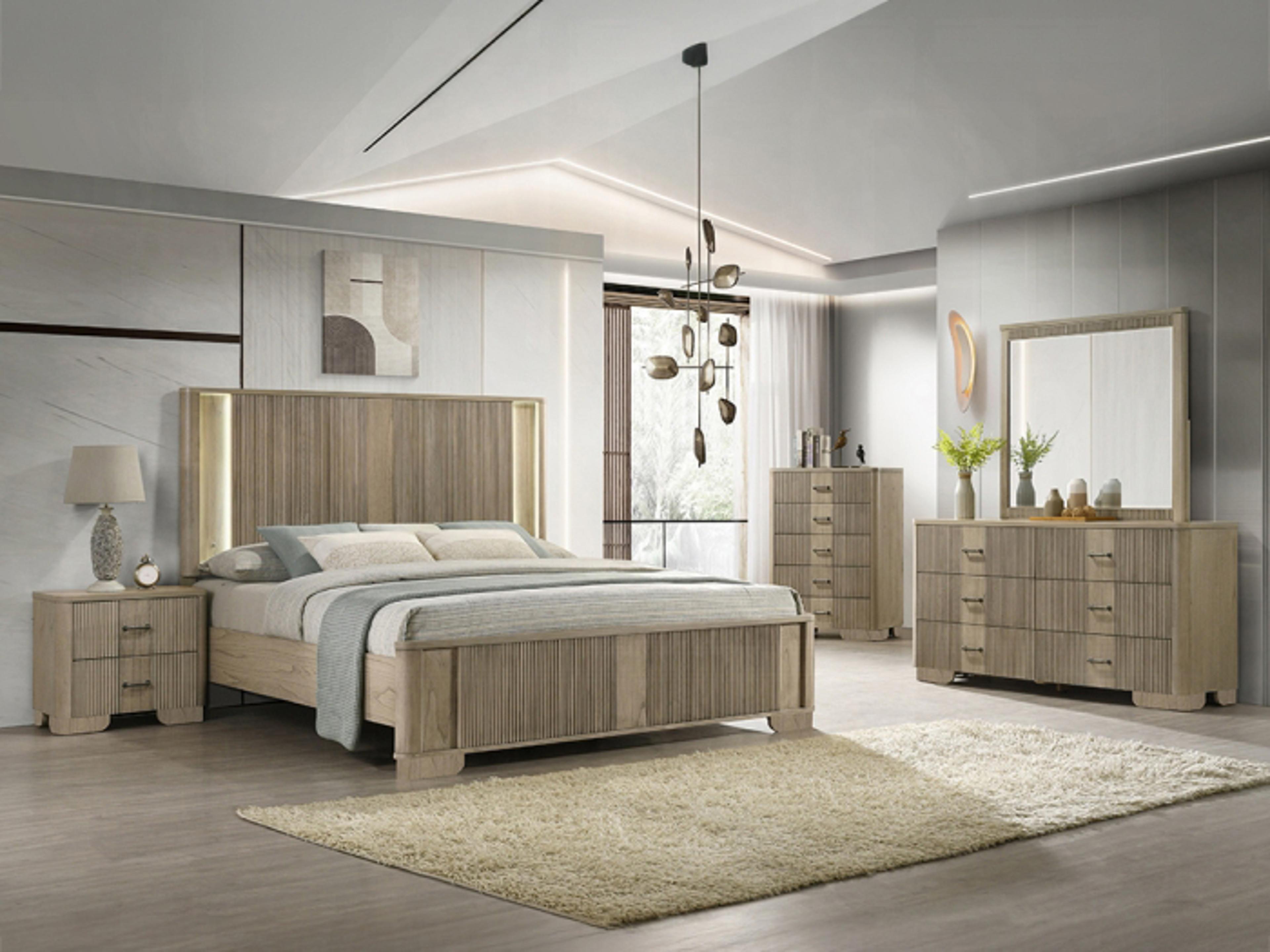 Lakkari Oak Bedroom Set