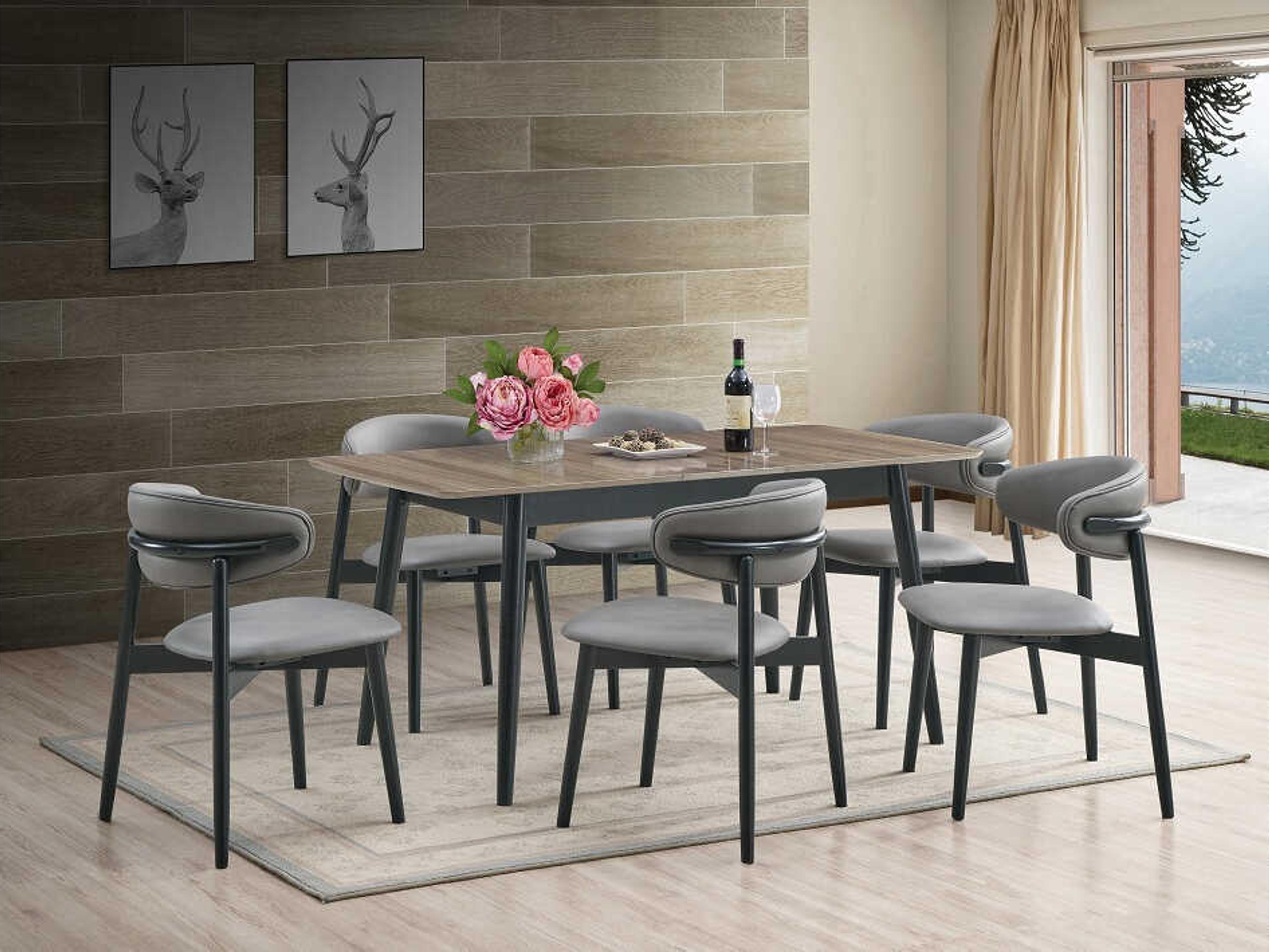 Lanae Rubberwood Dining Room Set
