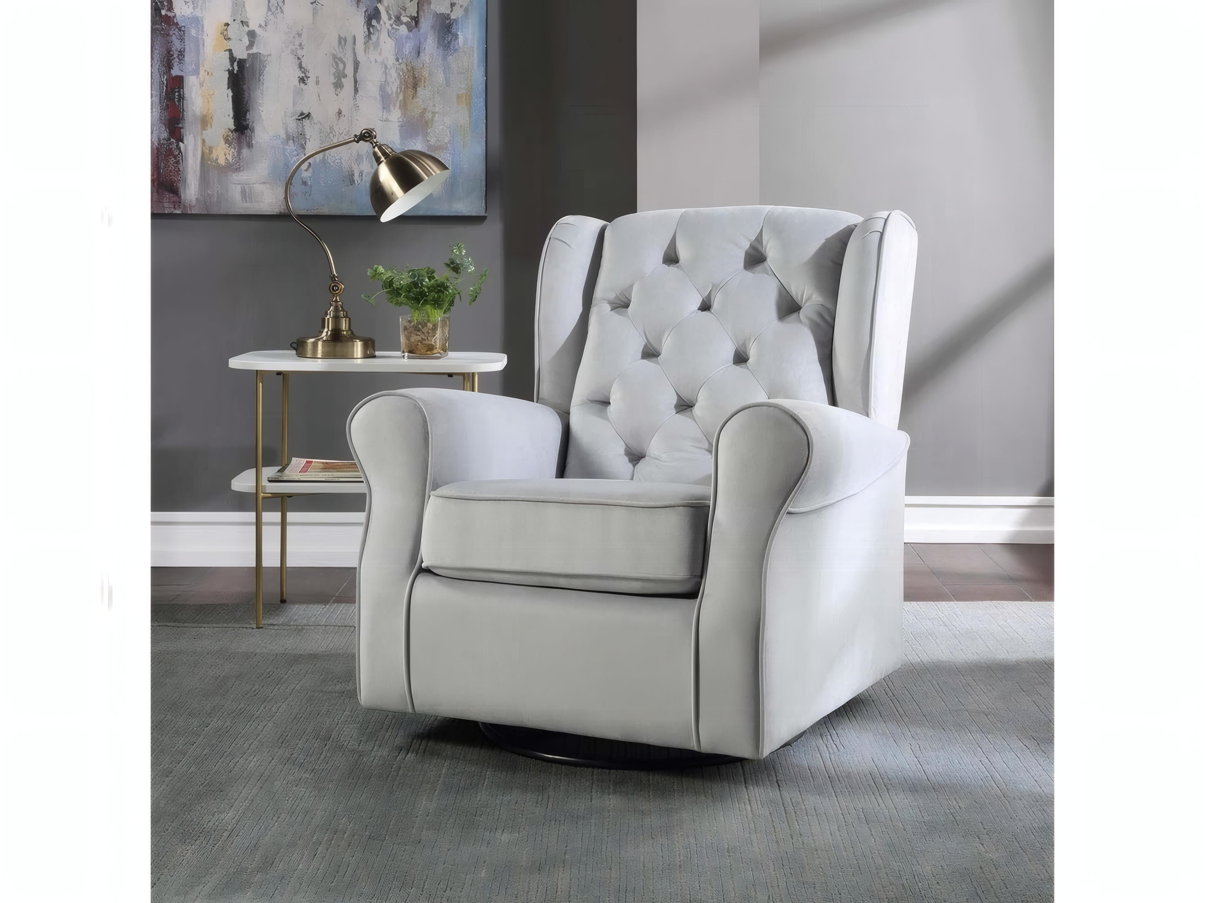 Acme Furniture Glider Gray Accent Chair