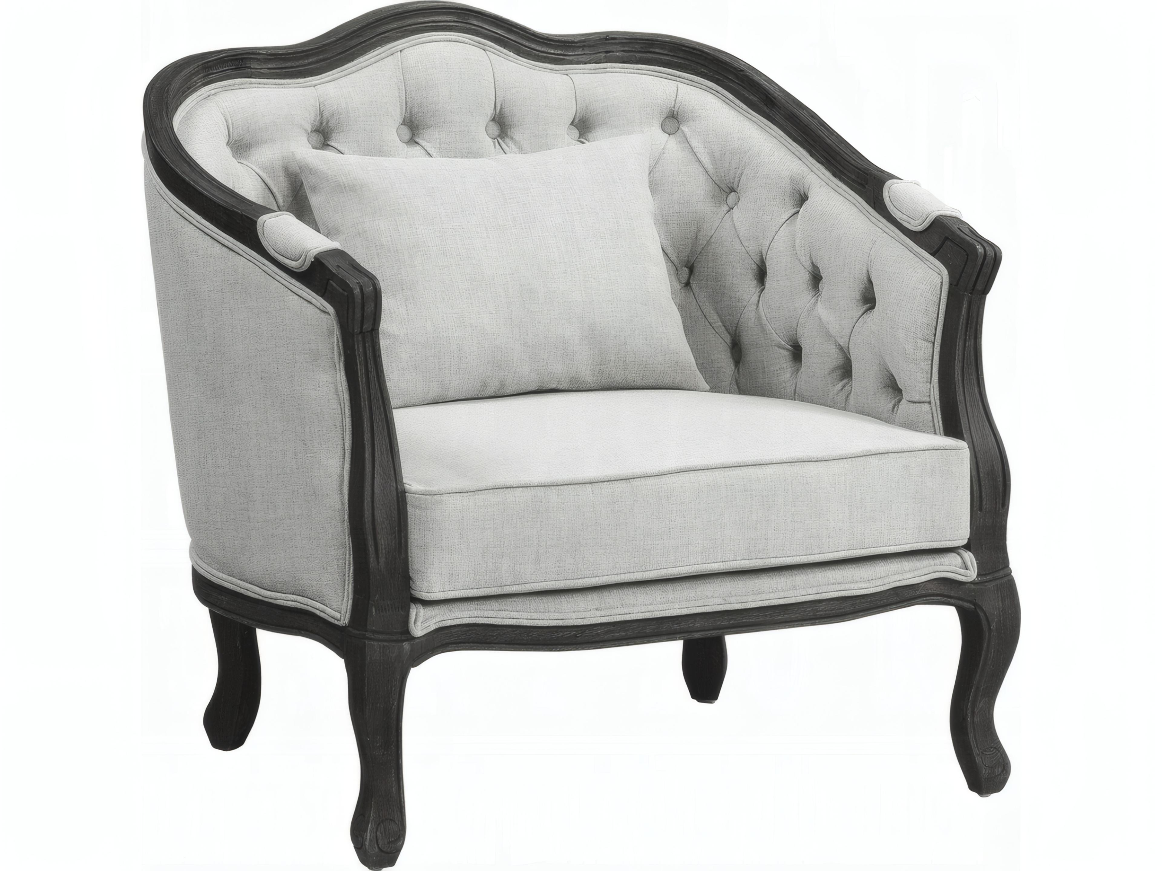 Samael Gray Accent Chair