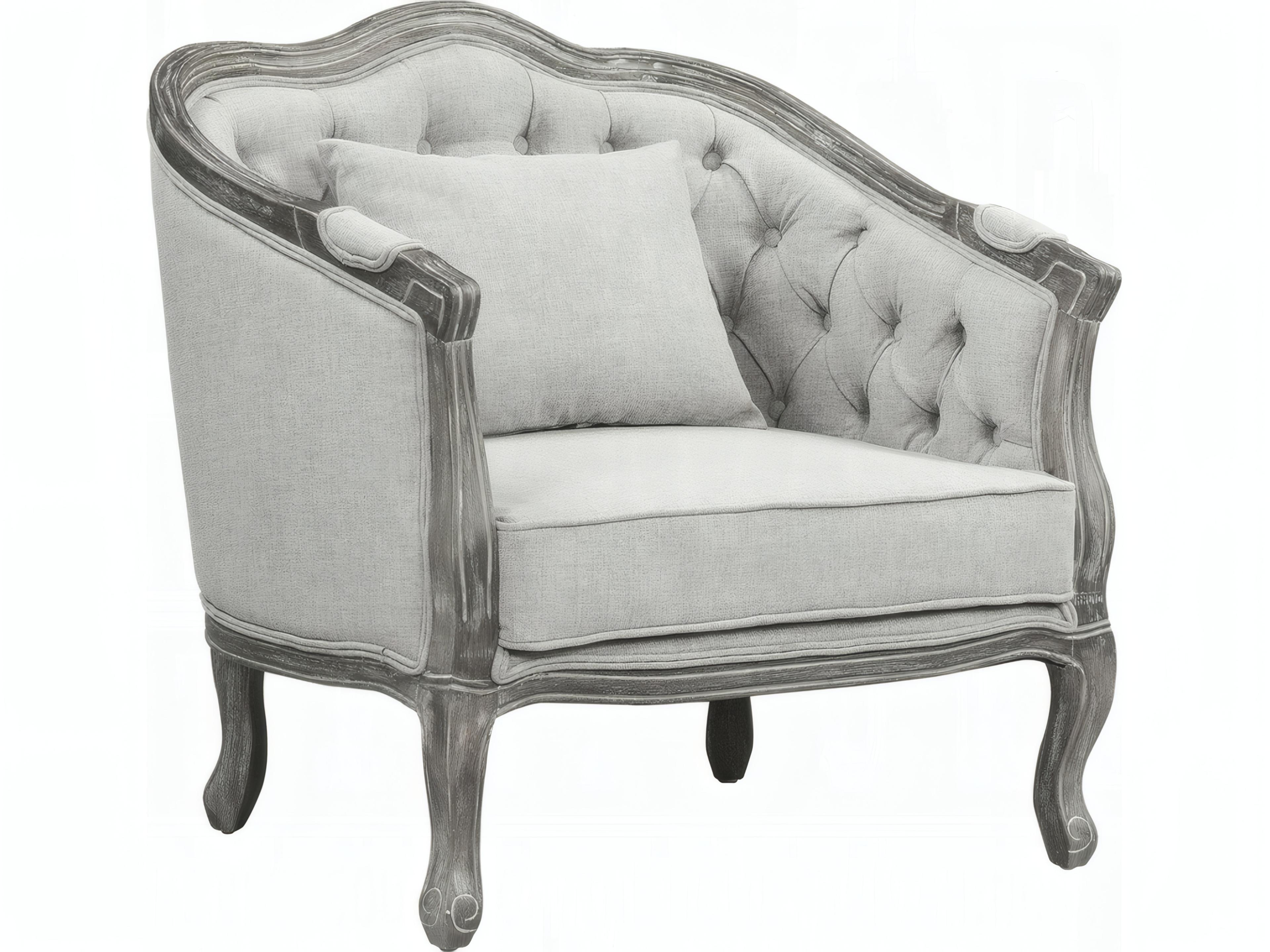 Samael Gray Accent Chair