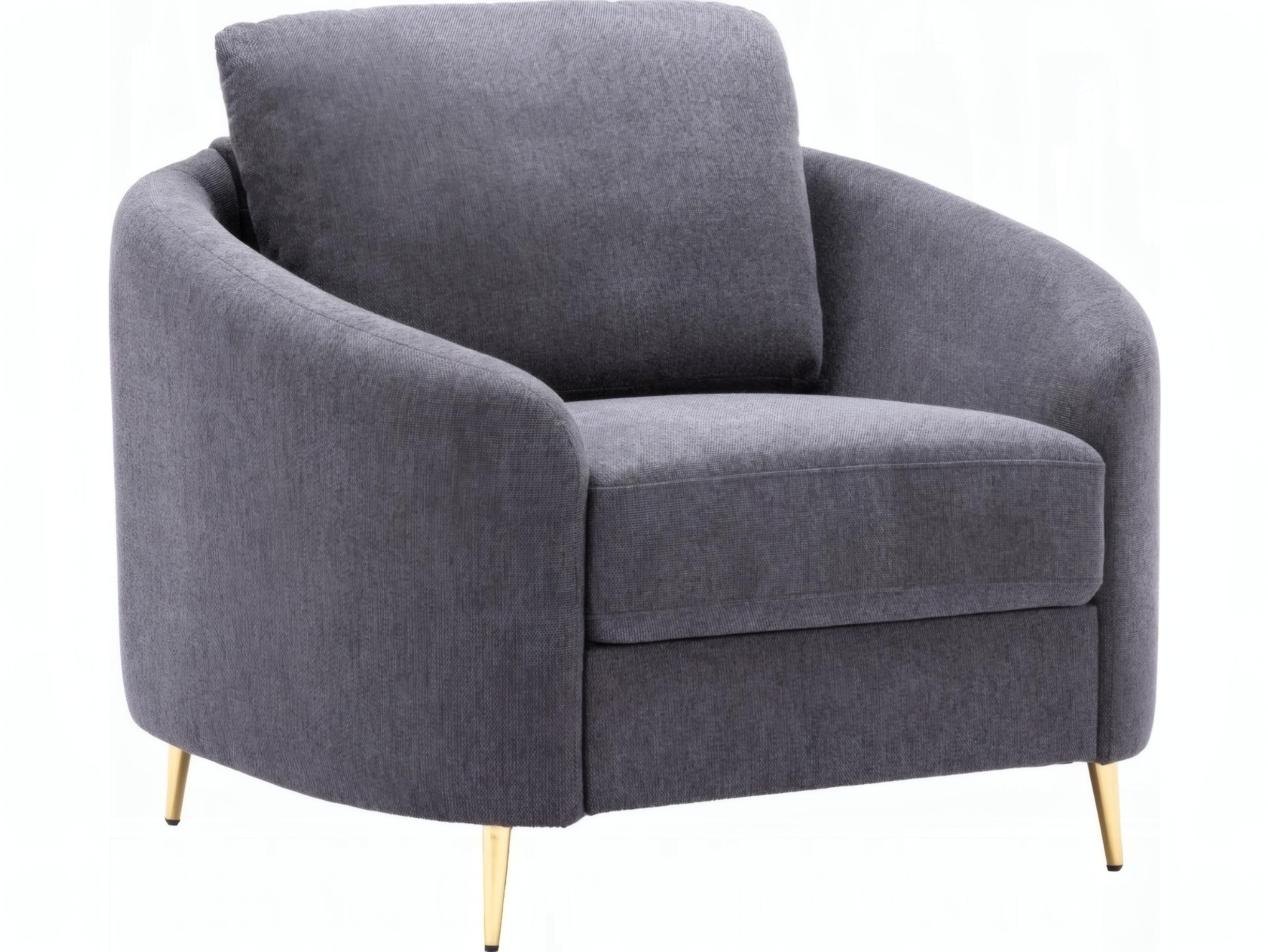 Yuina Gray Accent Chair