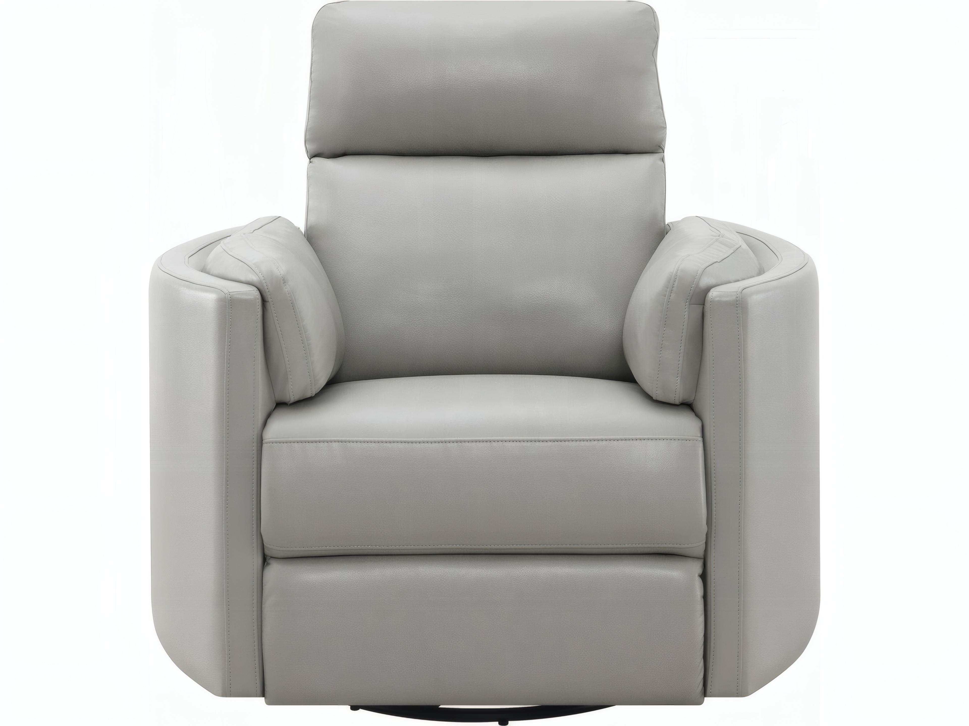 Acme Furniture Sagen Swivel Gray Faux Leather Chair