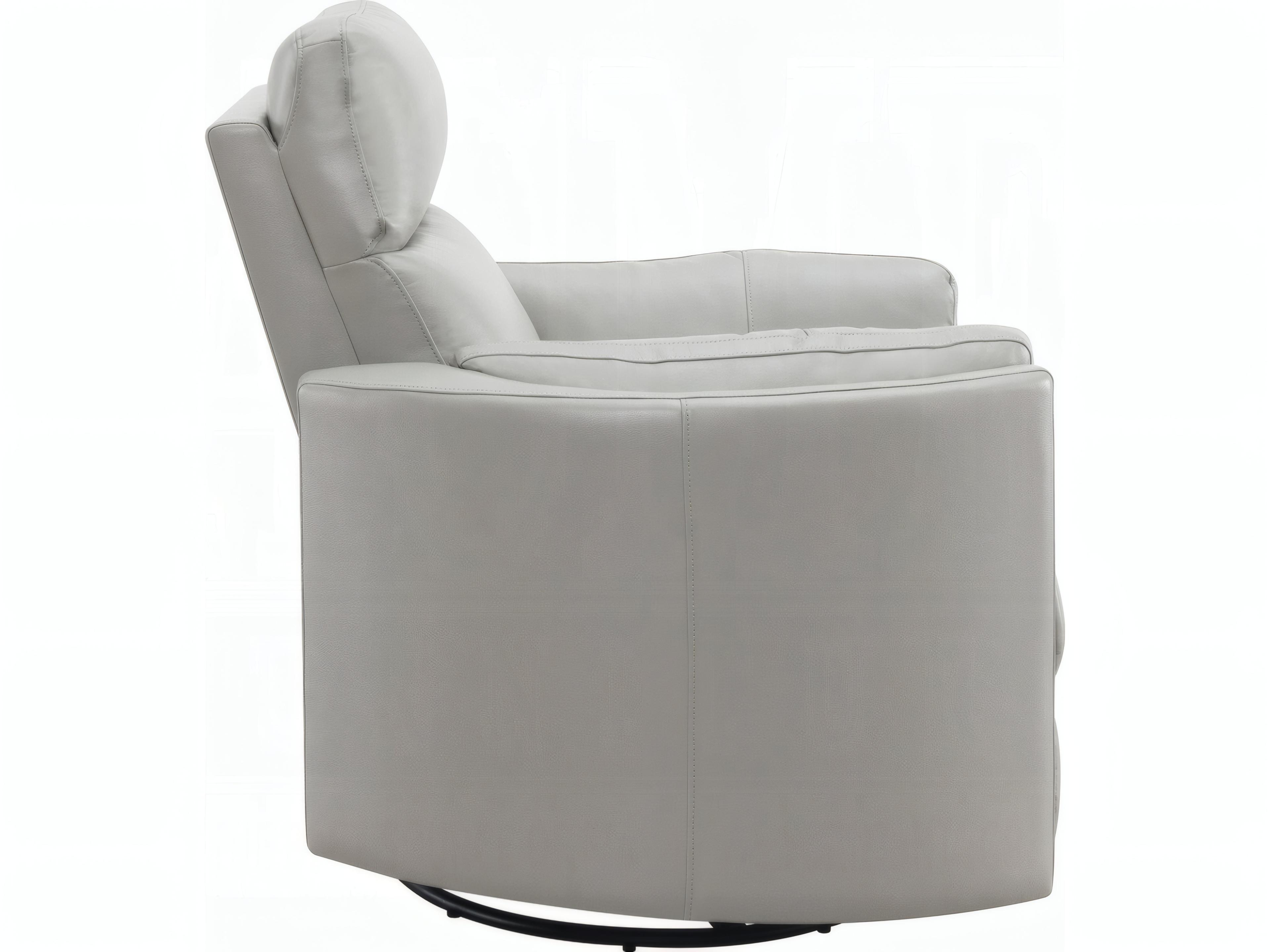 Acme Furniture Sagen Swivel Gray Faux Leather Chair