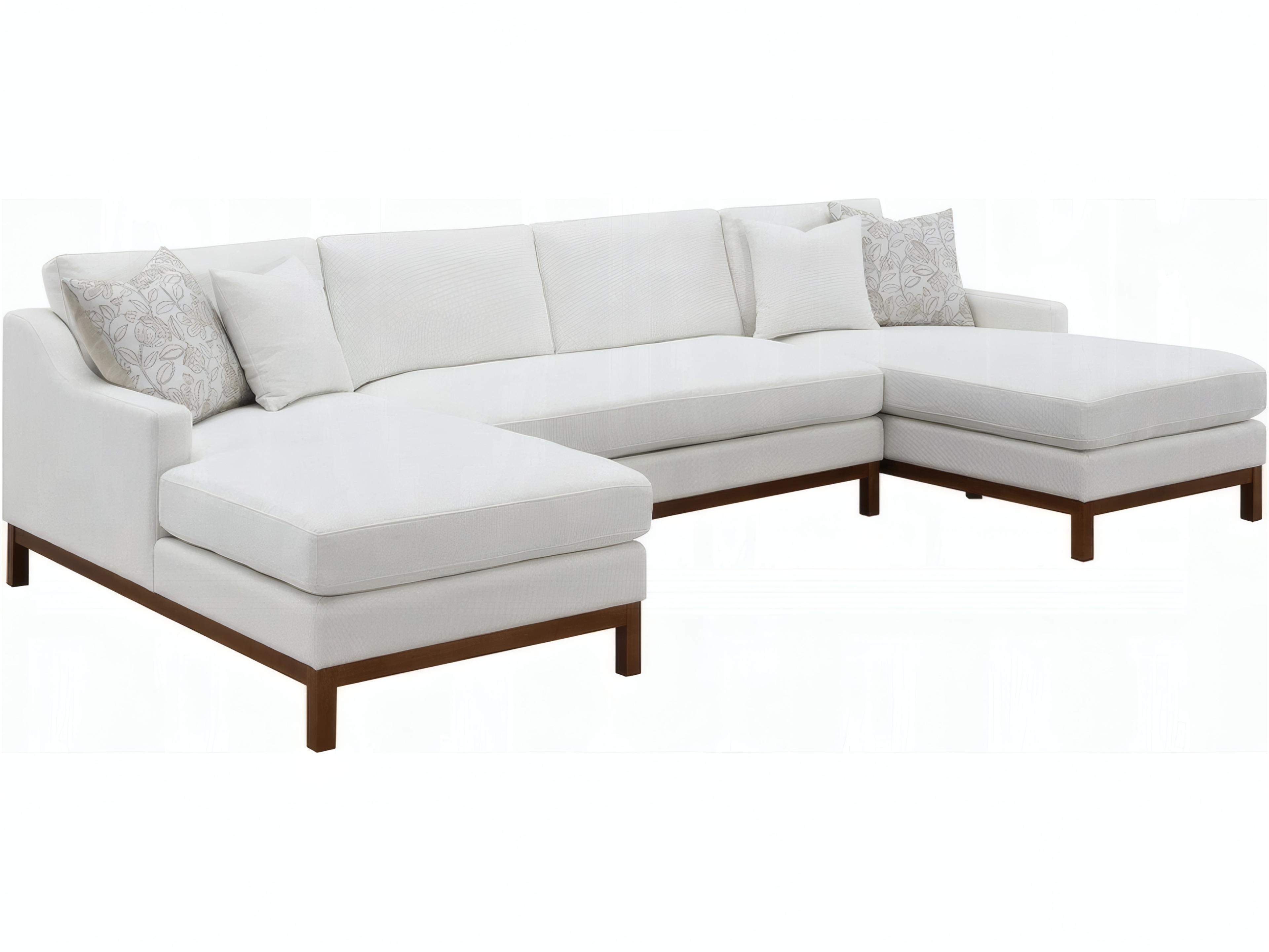 Valiant Cream Upholstered Sectional Sofa