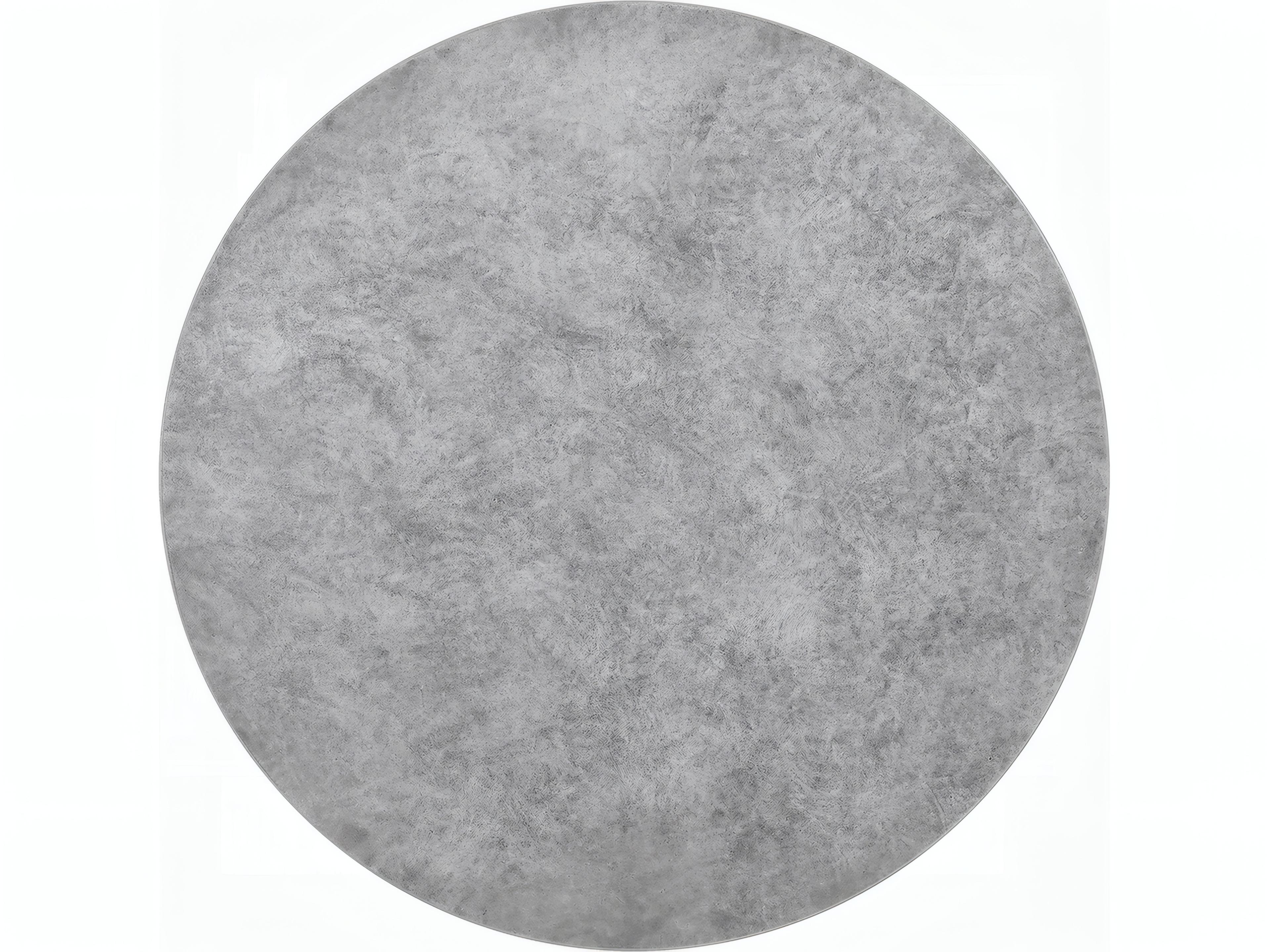 Acme Furniture Laddie Round Cement Weathered Gray Coffee Table