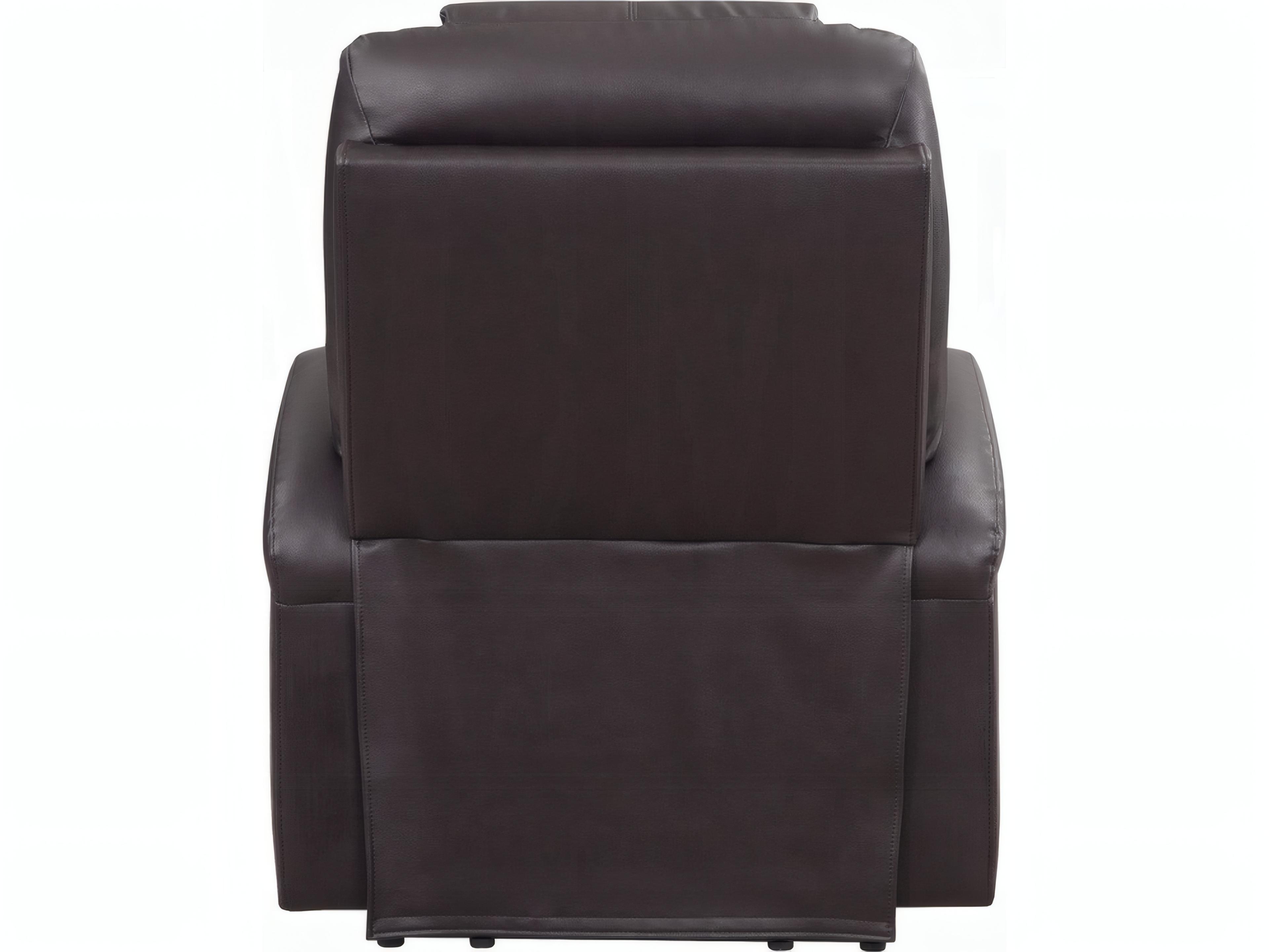 Acme Furniture Evander Brown Leather Aire Faux Recliner