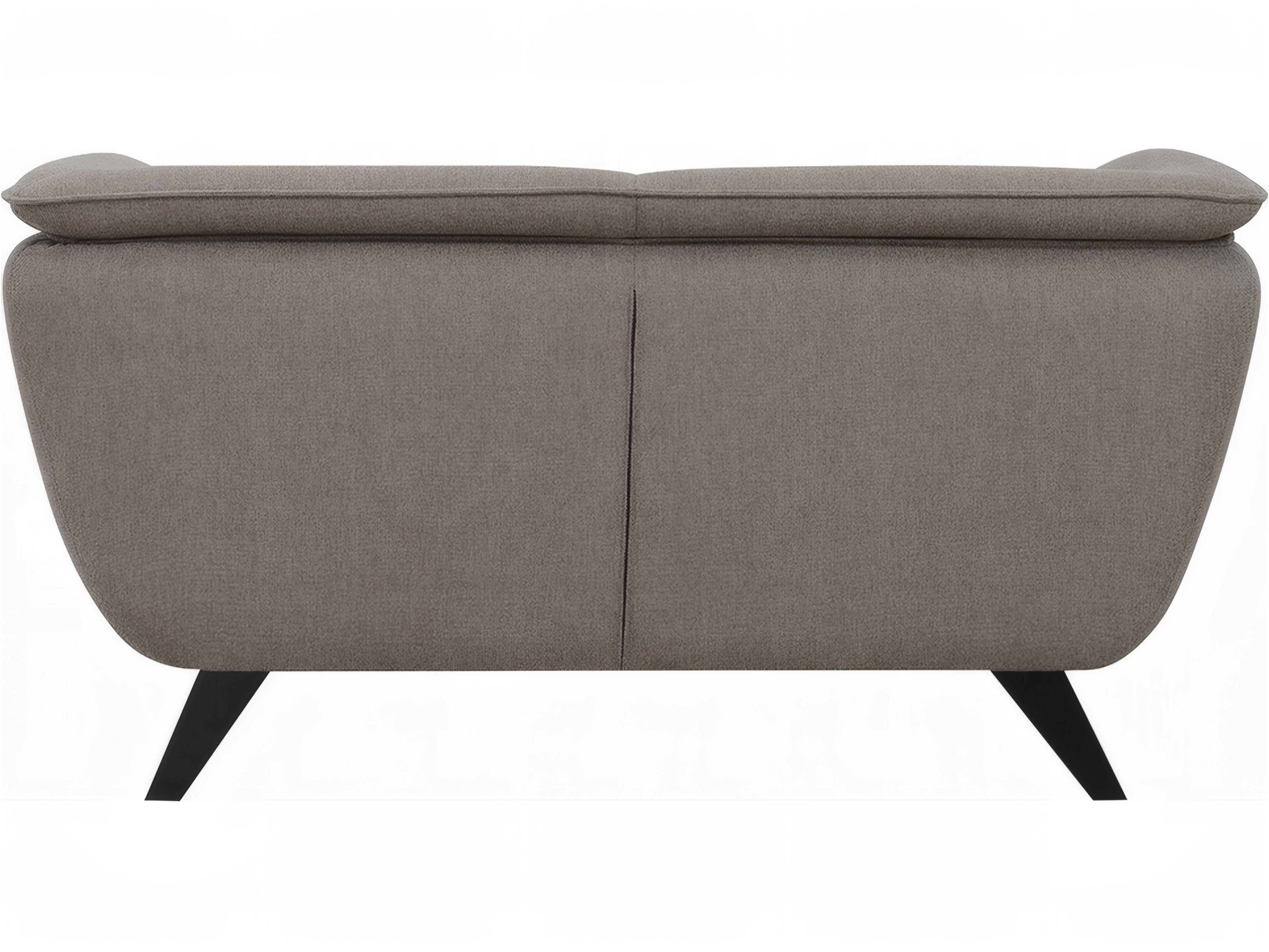 Acme Furniture Nayeli Brown Linen Gray Upholstered Loveseat