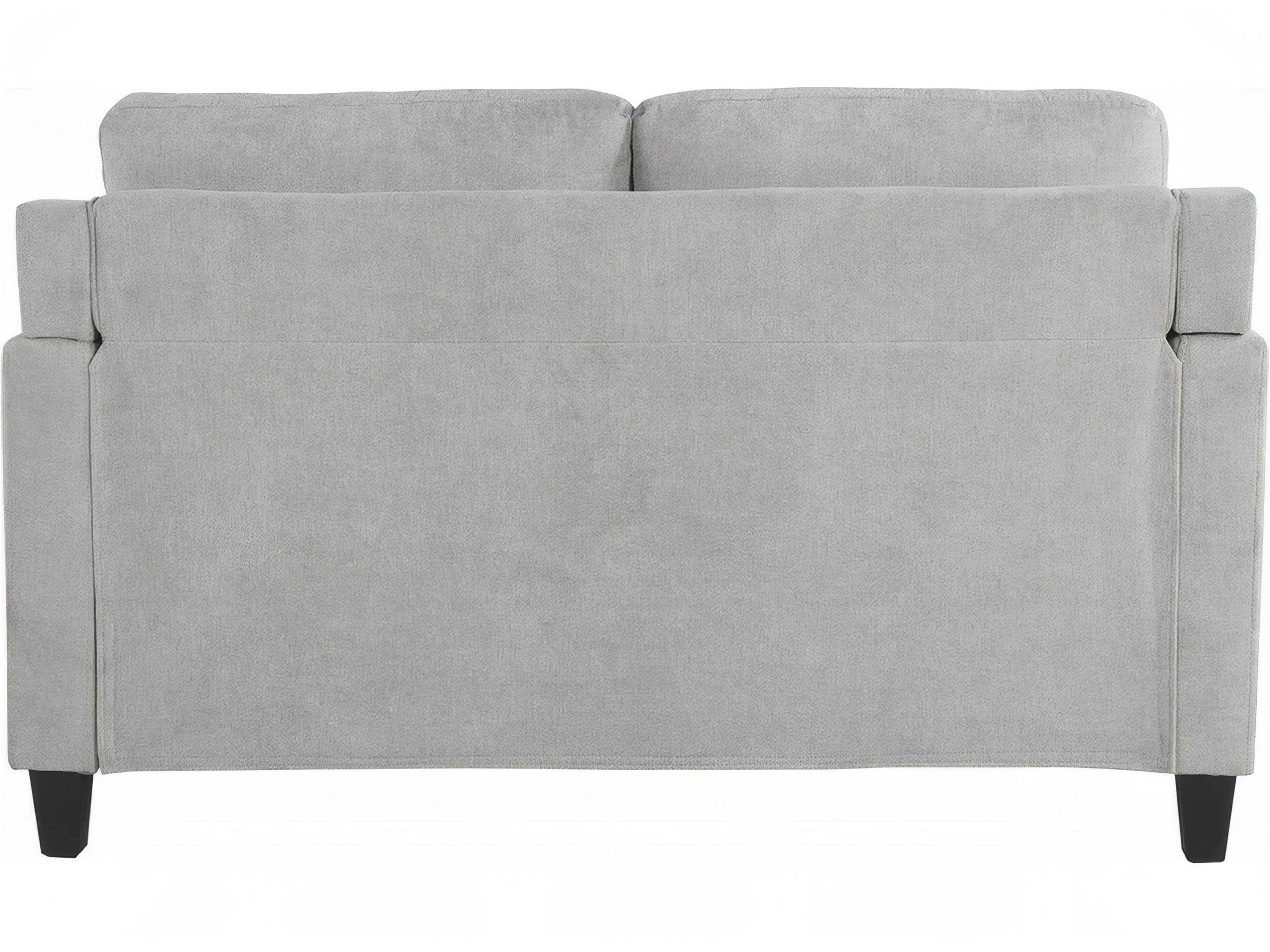 Acme Furniture Horatio Taupe Chenille Gray Upholstered Loveseat