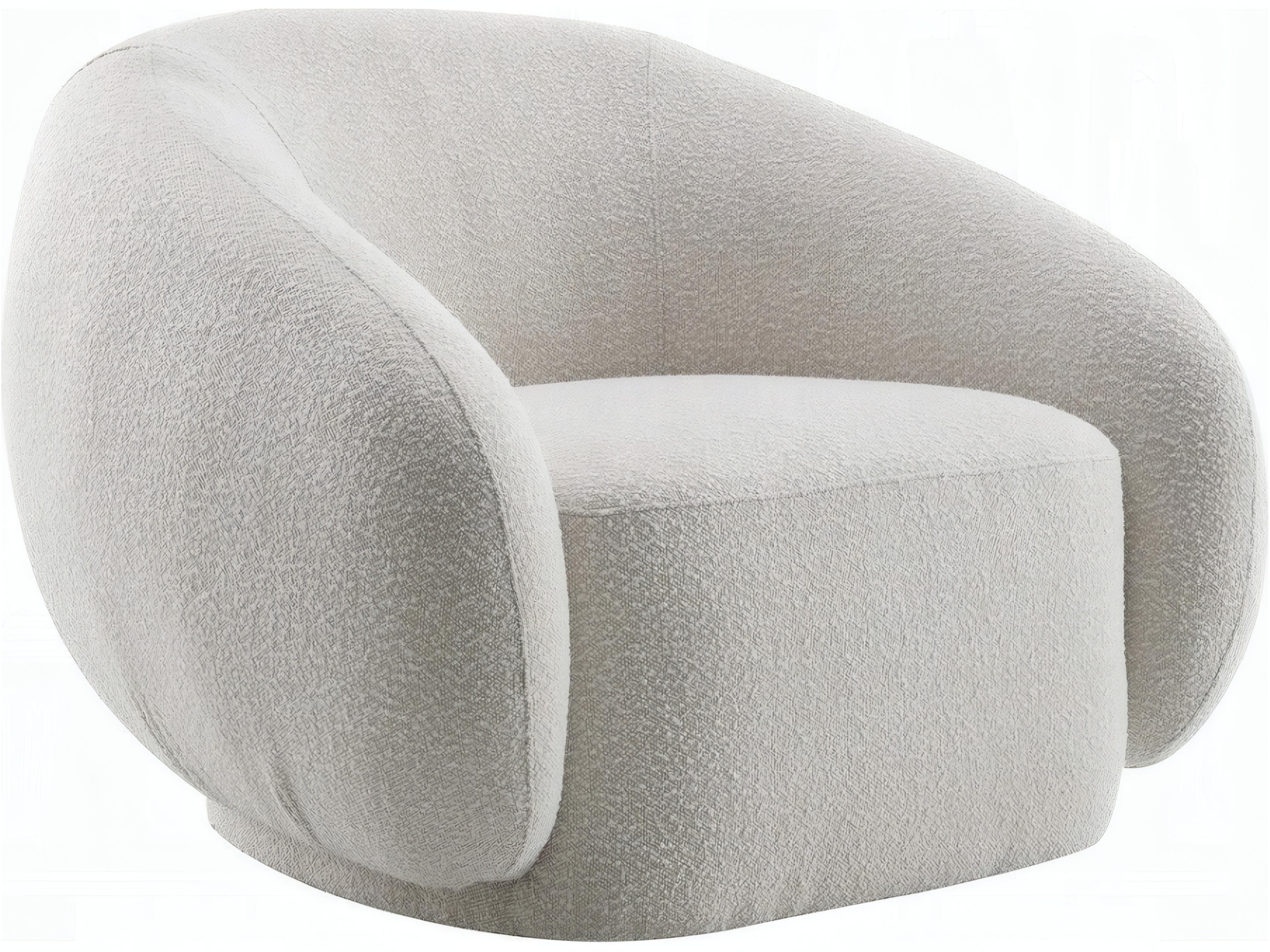 Acme Furniture Isabel Swivel Beige Accent Chair