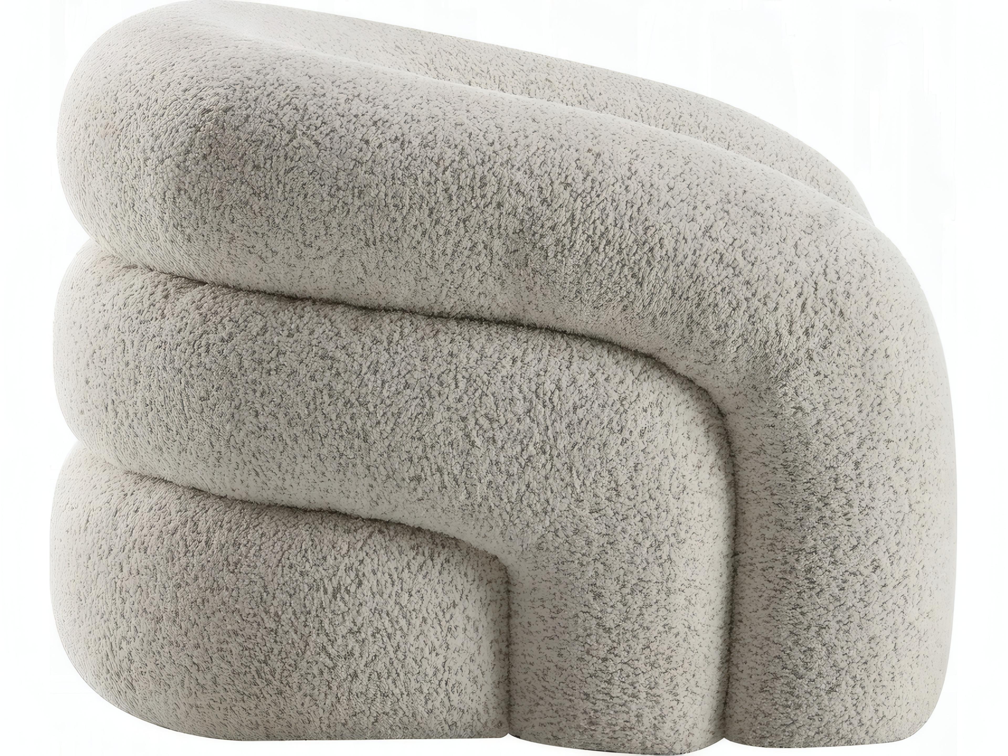 Acme Furniture Swivel Beige Accent Chair