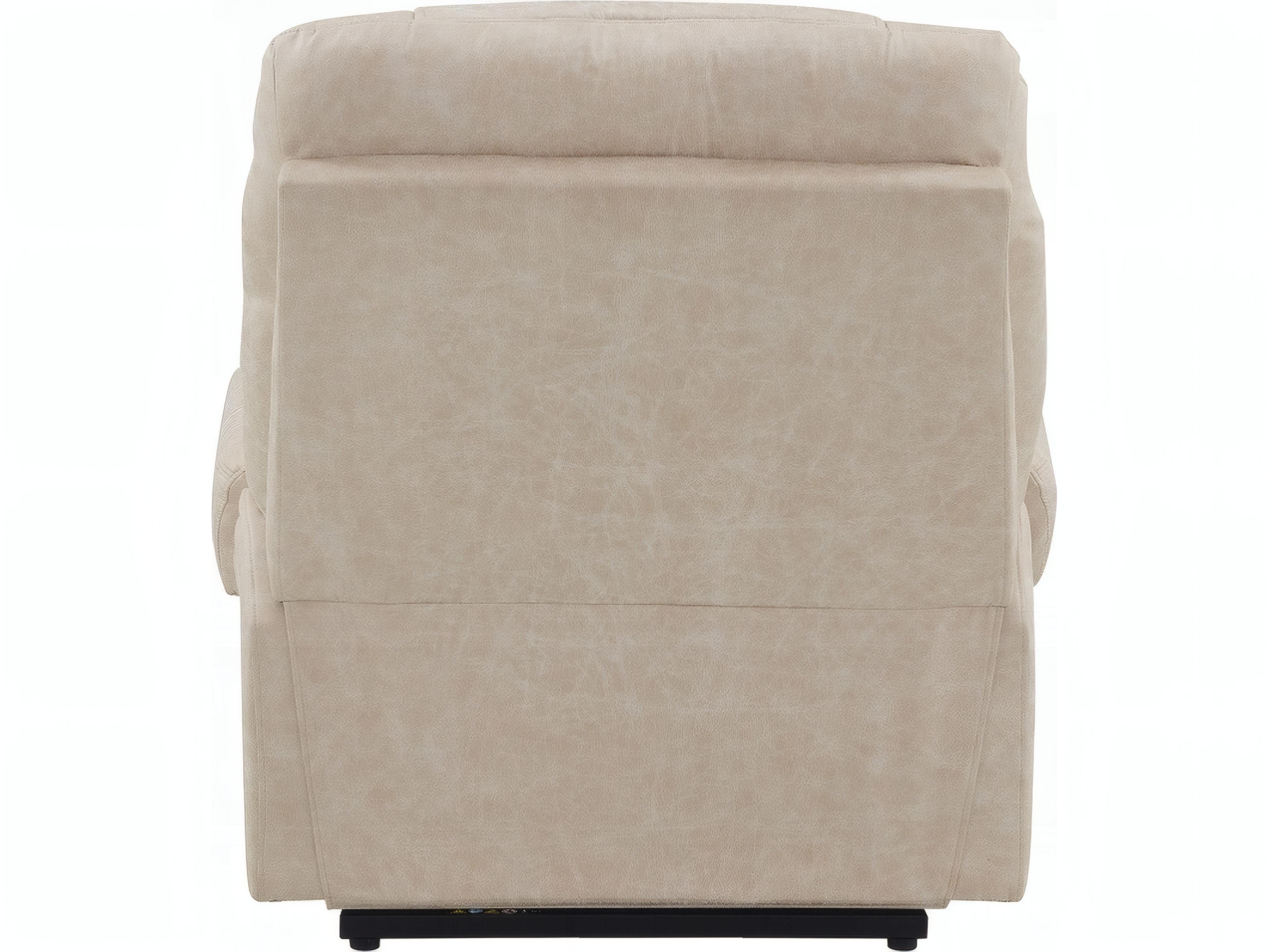 Acme Furniture Ivory Polished Microfiber Cream Upholstered Recliner