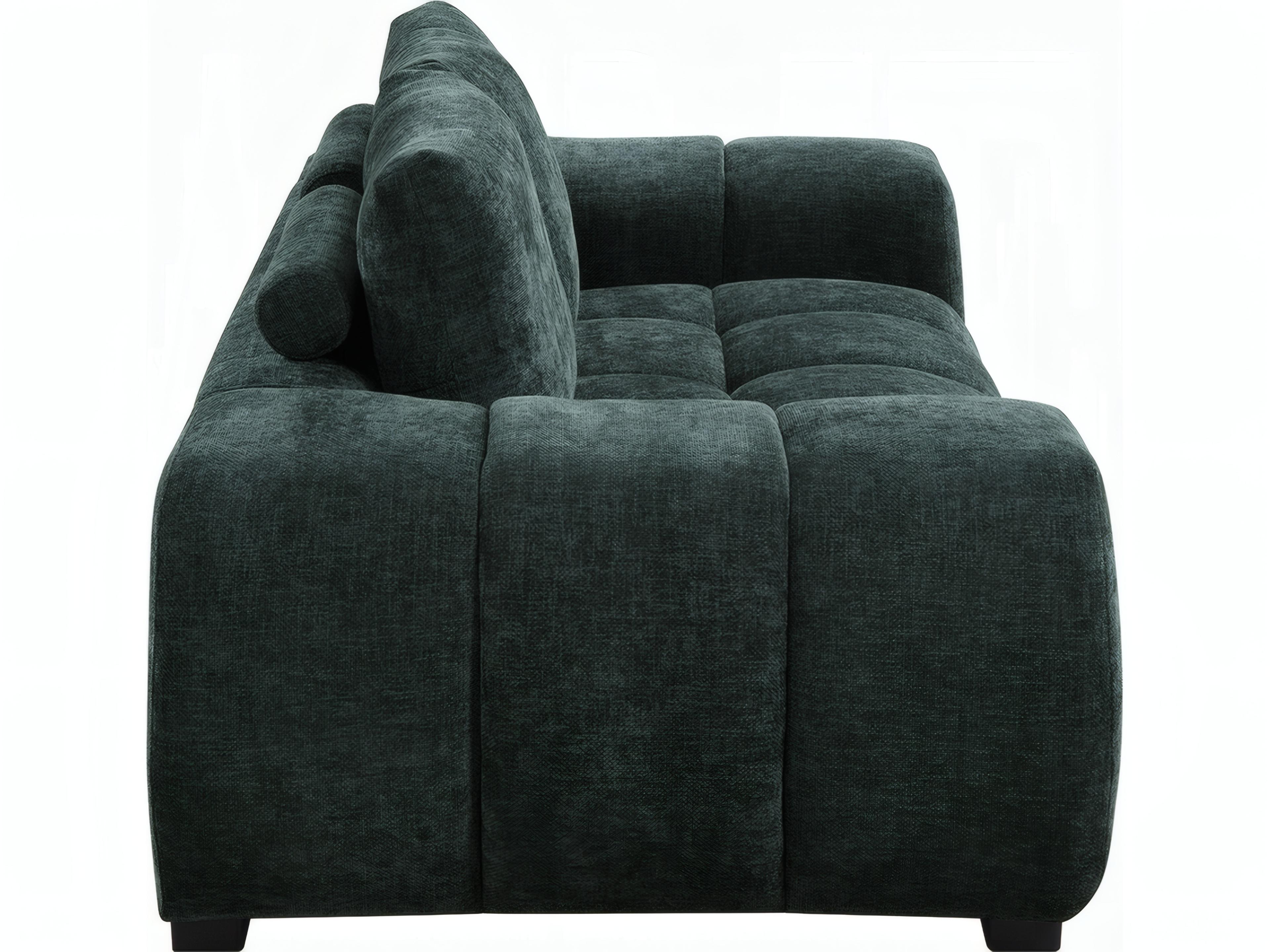 Acme Furniture Ferrand Green Chenille Upholstered Loveseat